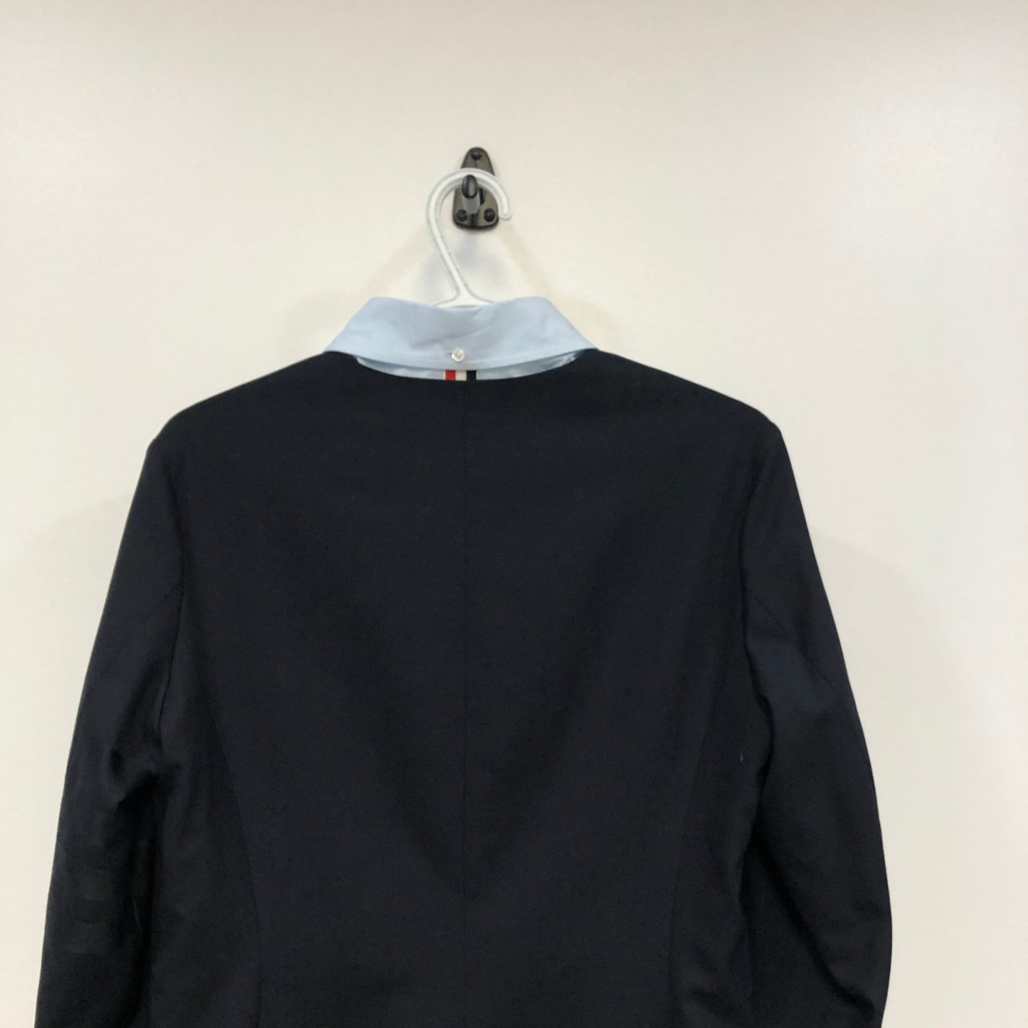 Thom Browne Navy Blue Long Sleeve Shirt Dress Size 38