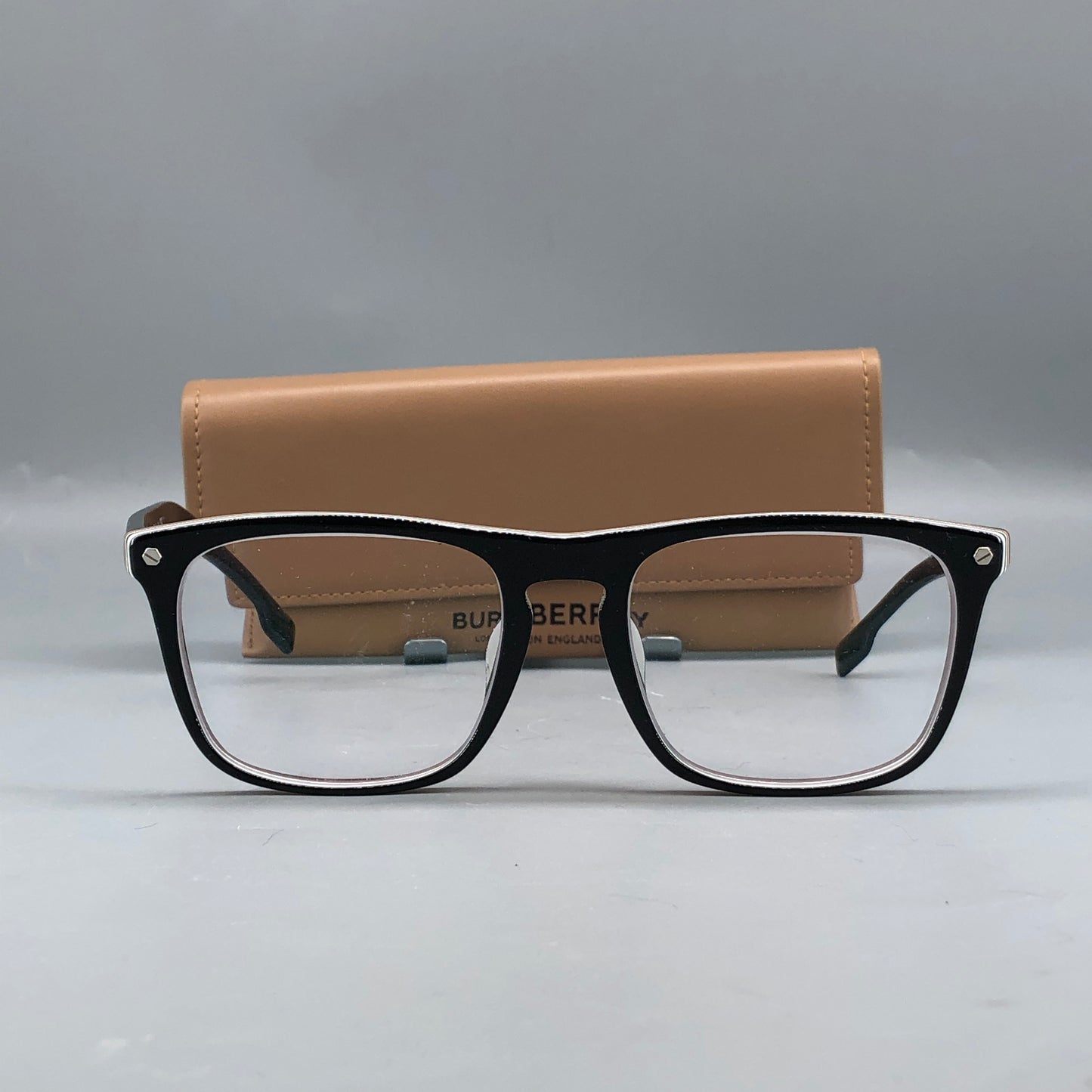 Burberry Black Rectangular Eyeglasses 145mm