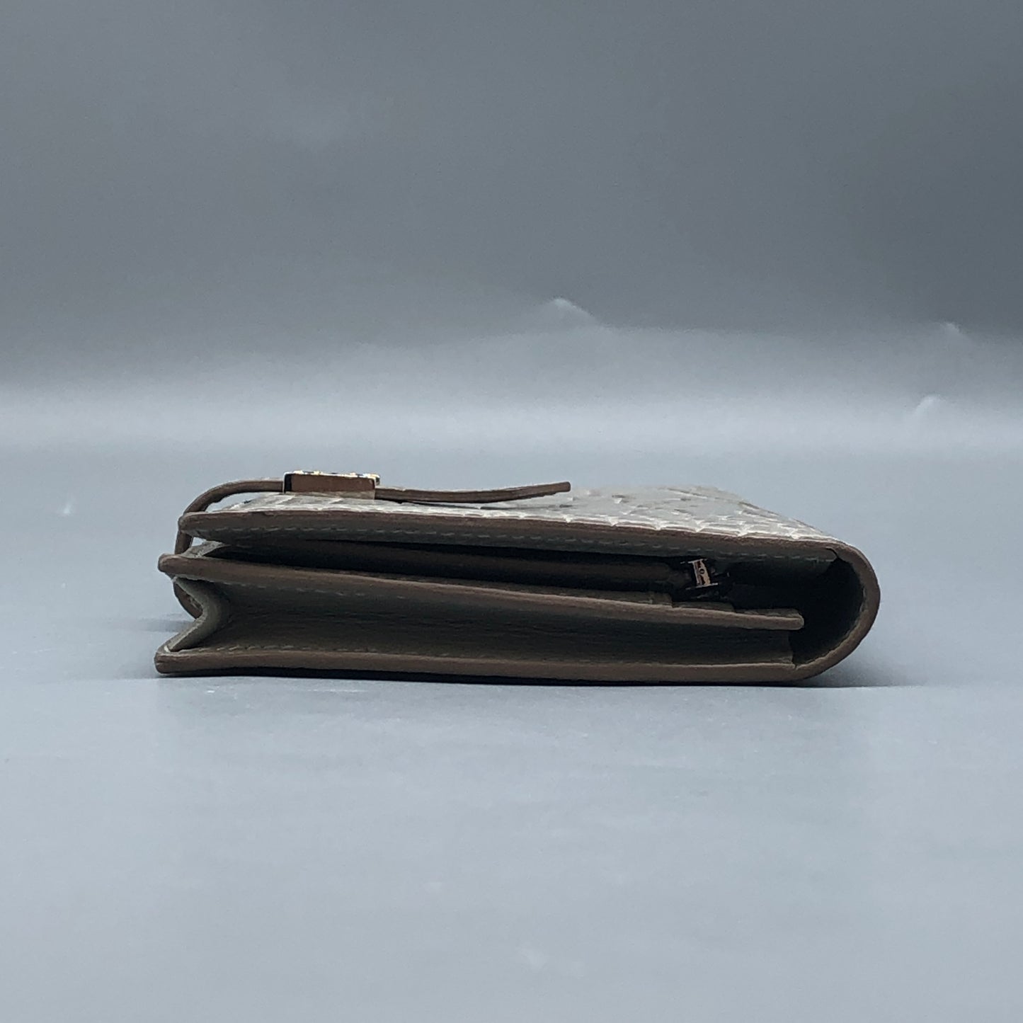 Hermes Grey Alligator Long Wallet