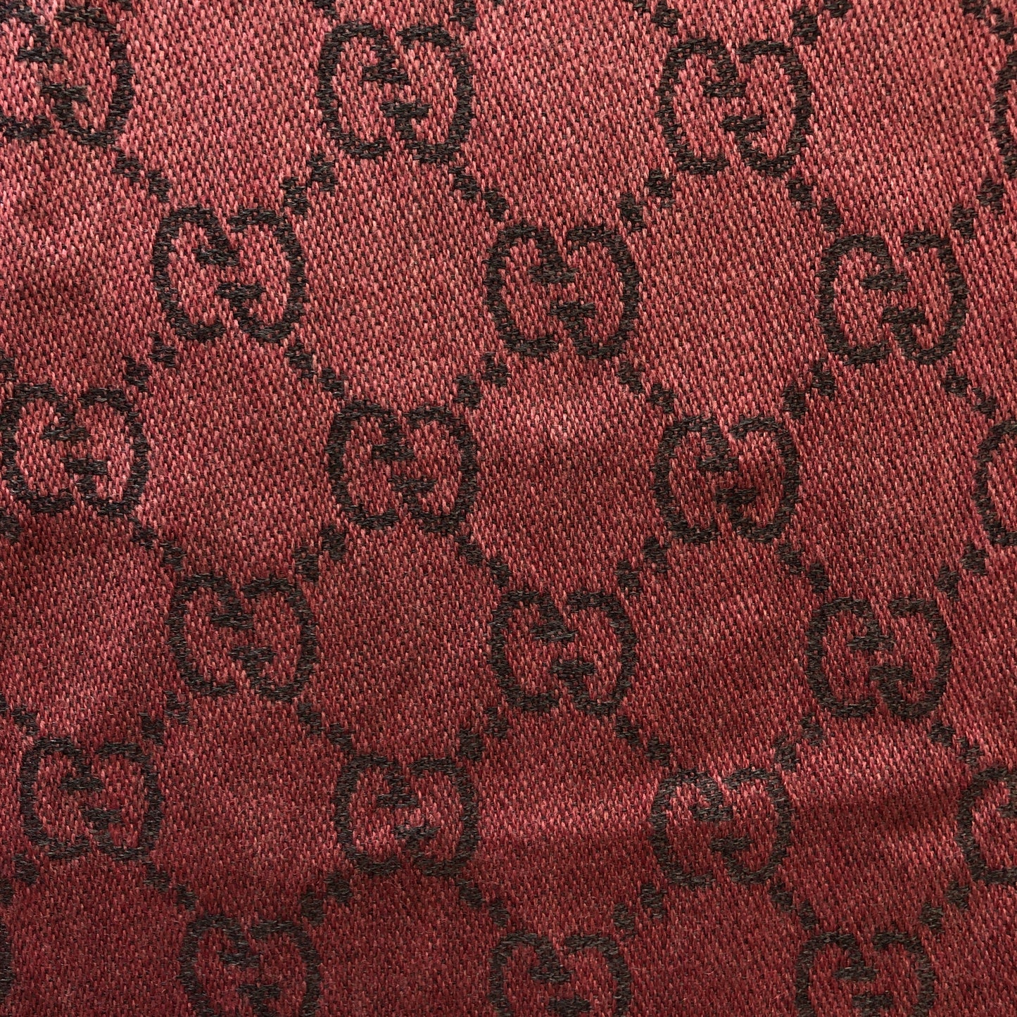 Gucci GG Supreme Reversible Wool Scarf