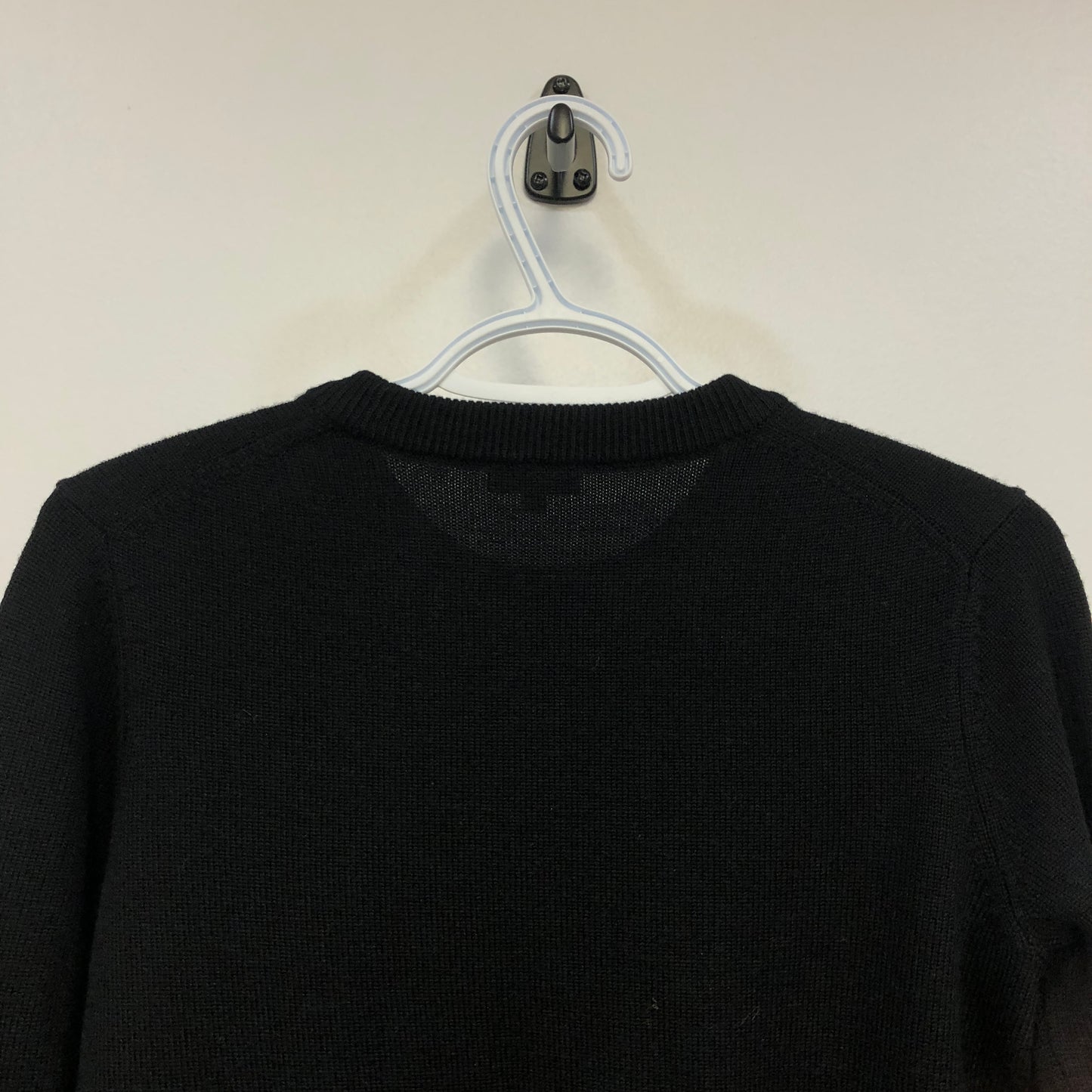 Kenzo Black Multicolor Logo Print Crew Neck Sweater S