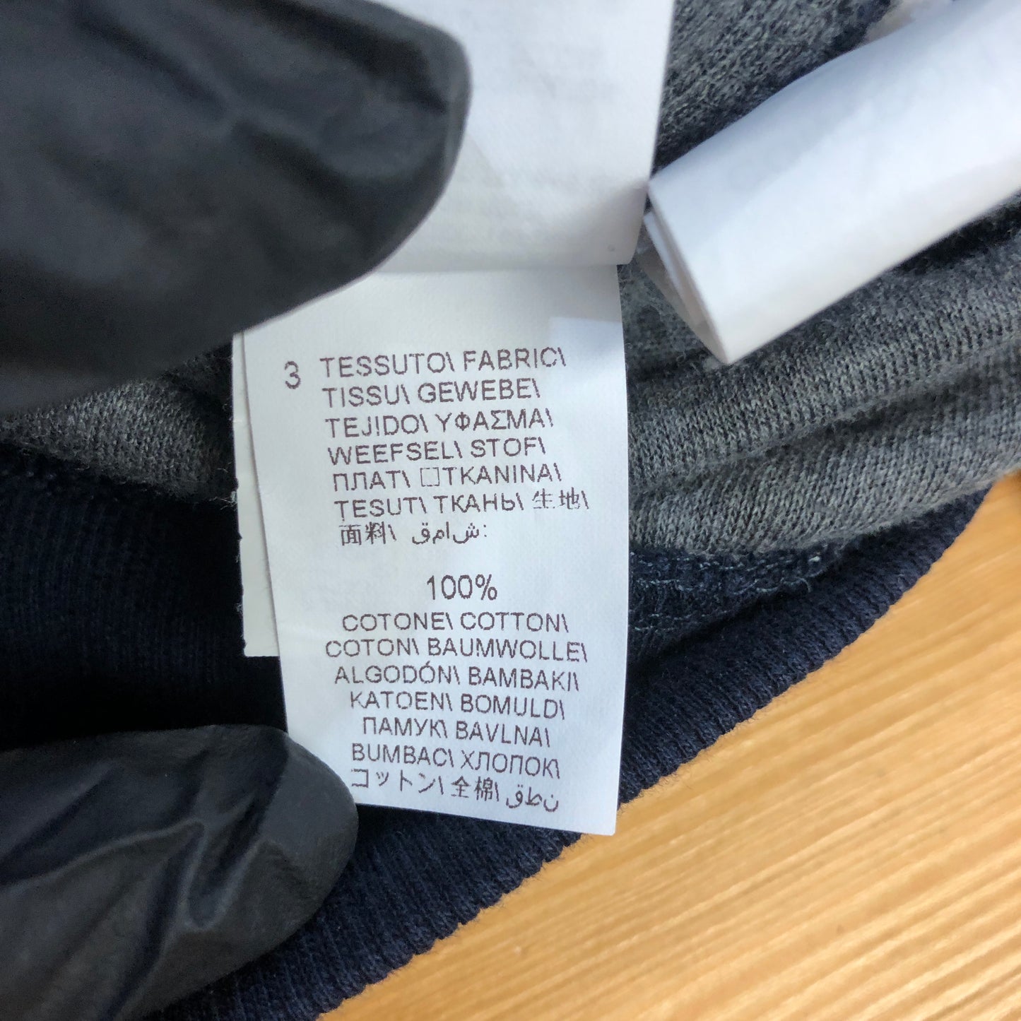 Brunello Cucinelli Grey & Navy Color-Block Zip-Up Hoodie Size S
