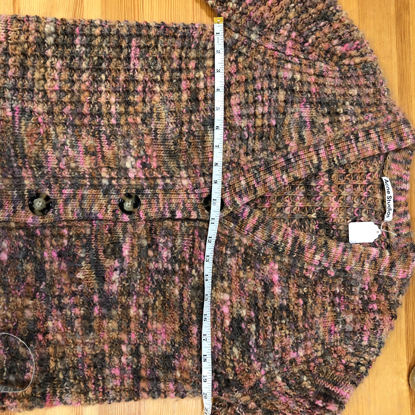 Acne Studios Multi-Color Knit Cardigan Size S/M