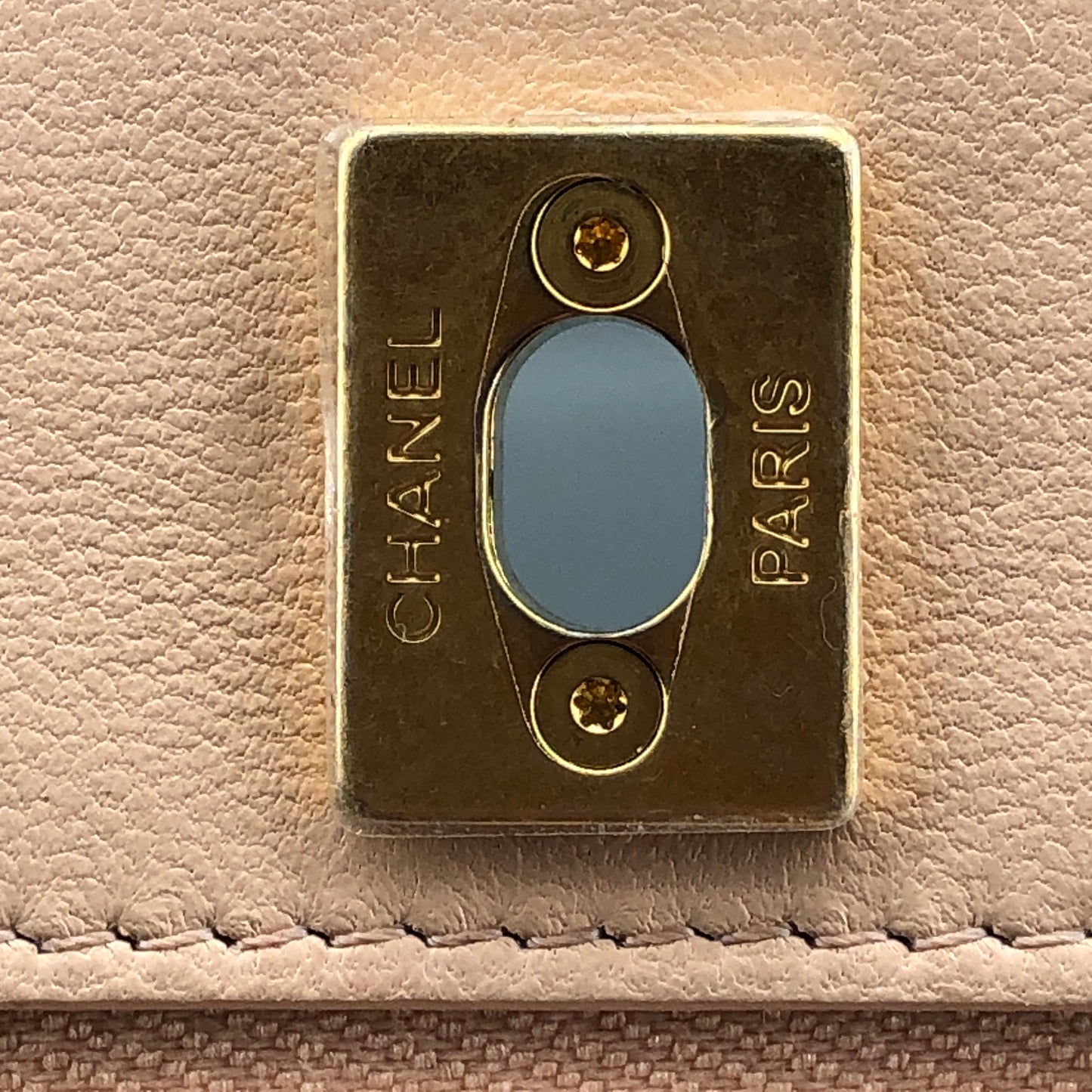 Chanel Nude Lambskin Quilted CC Camellia Crush Wallet on Chain WOC