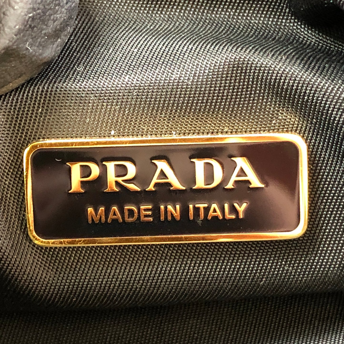 Prada Mini Padded Re-Nylon Tote Bag with Bow Detail Black