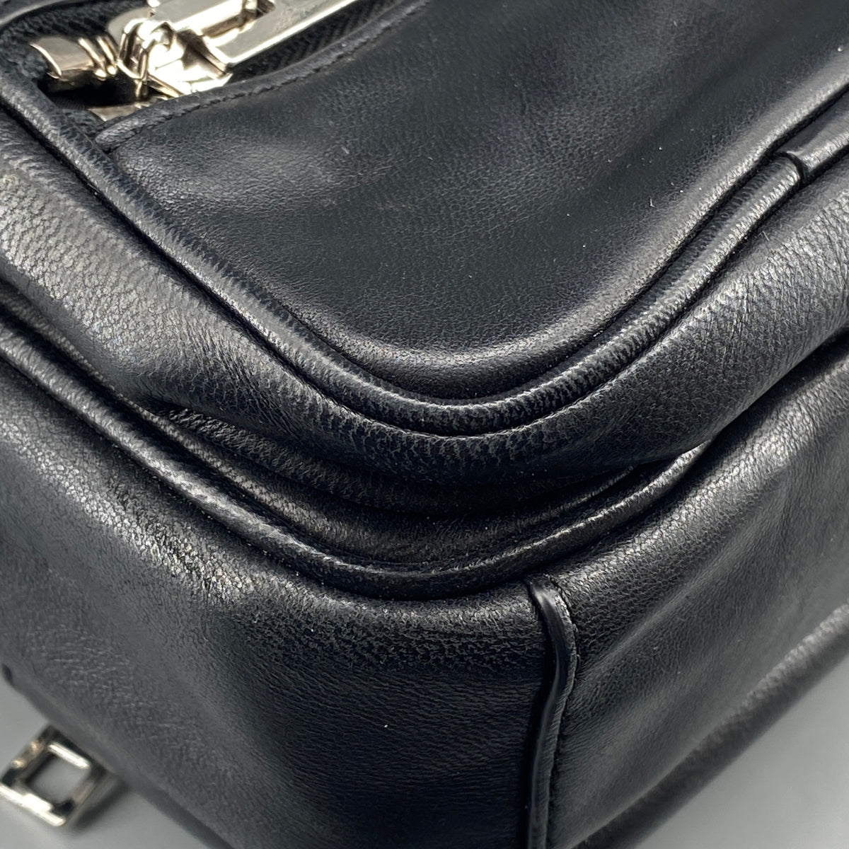 Alexander Wang Mini Camera Crossbody Bag Black Leather