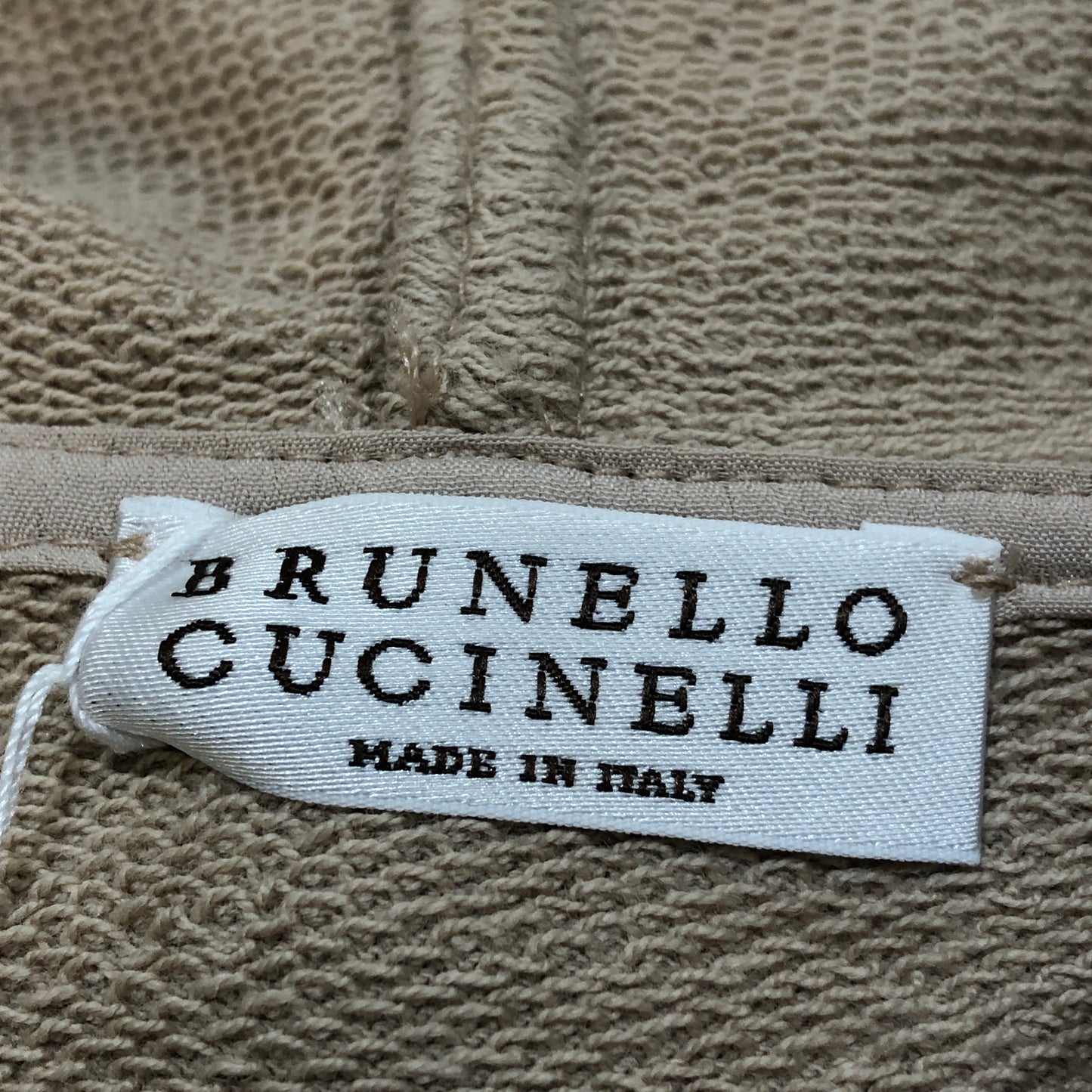 Brunello Cucinelli Biscotti Camel Zip Hoodie Size M