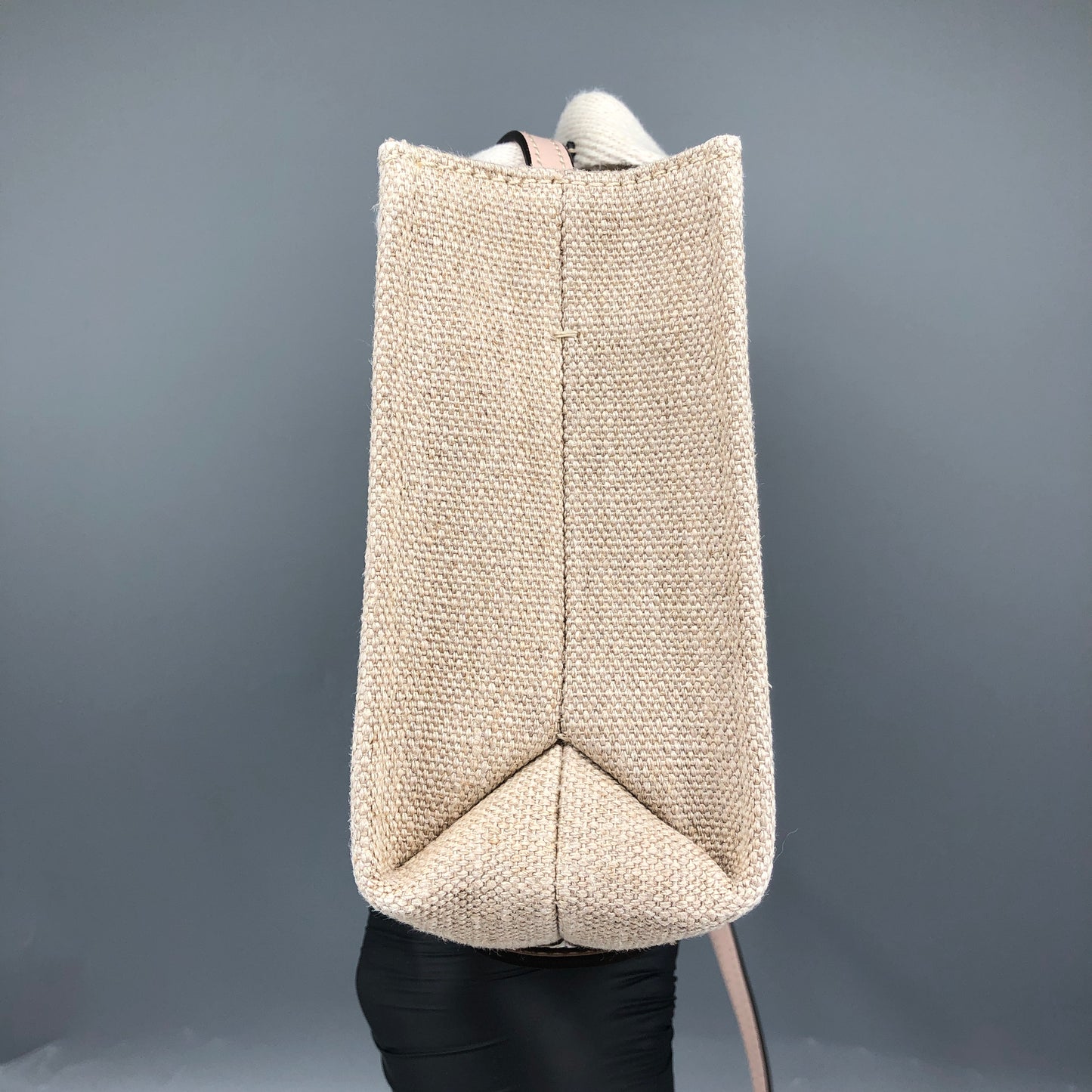 Chloe Woody Small Tote Bag Beige