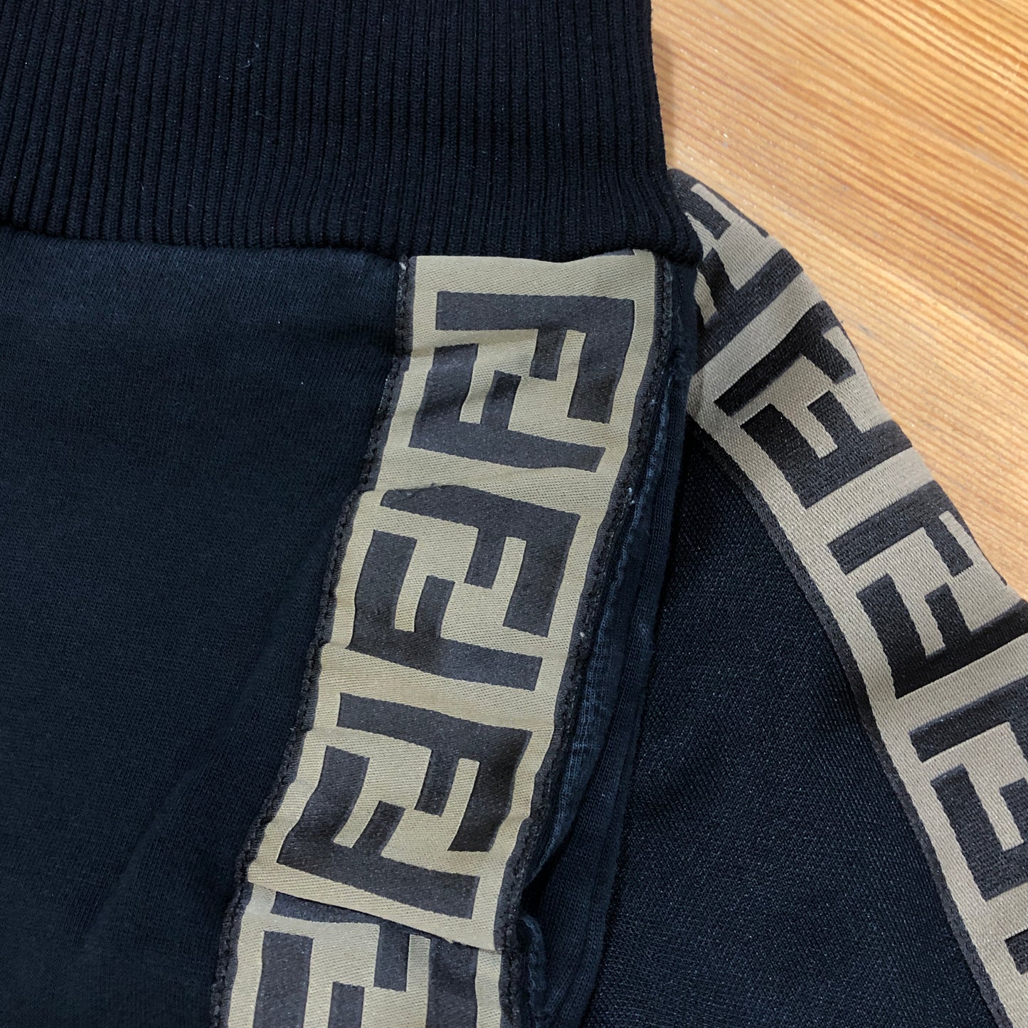 Fendi Black FF Trim Tracksuit Set