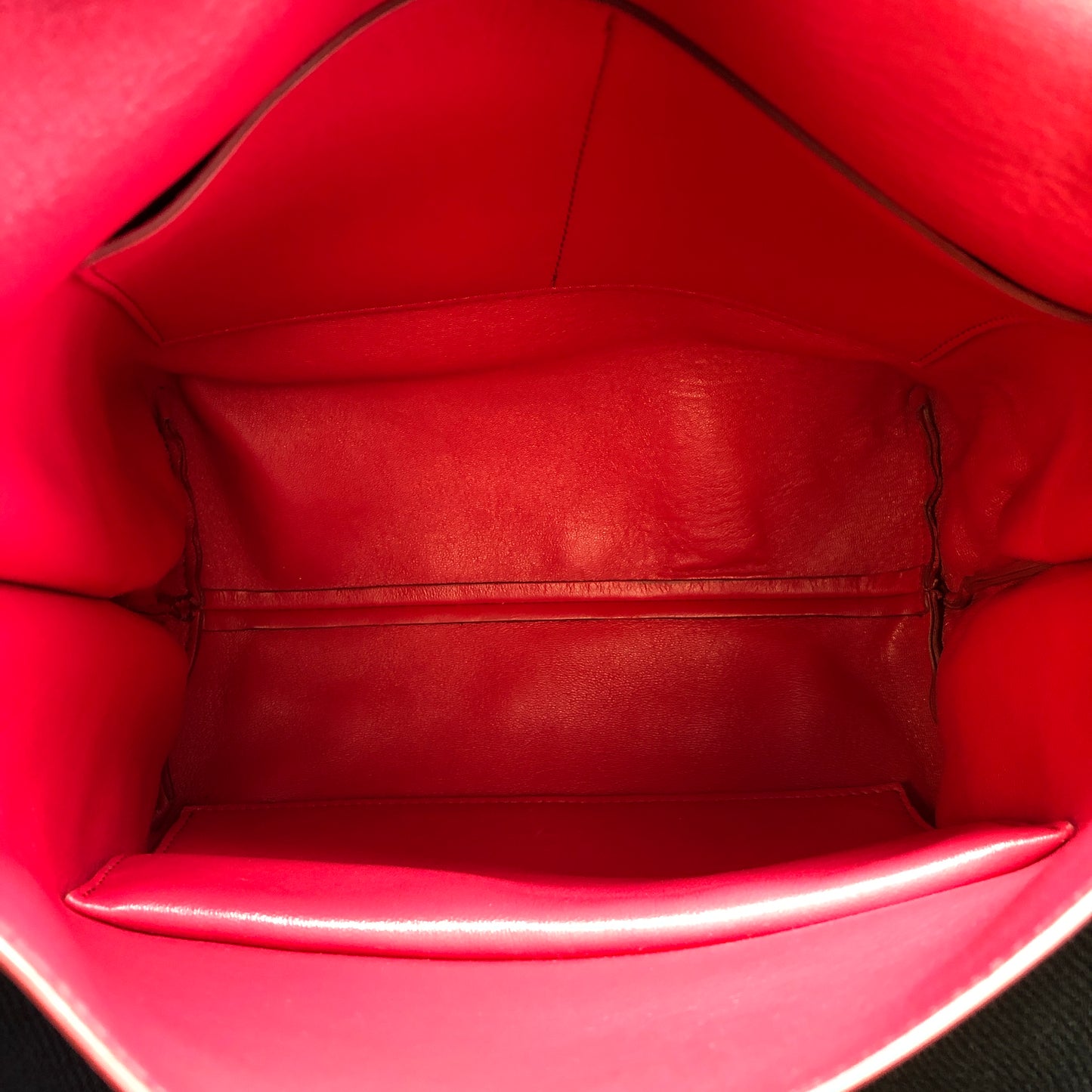 Celine Leather Shoulder Bag Red/Pink