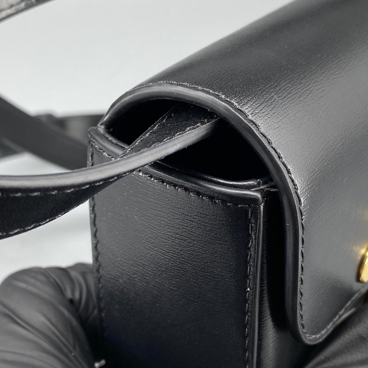 Celine Black Triomphe Crossbody Bag