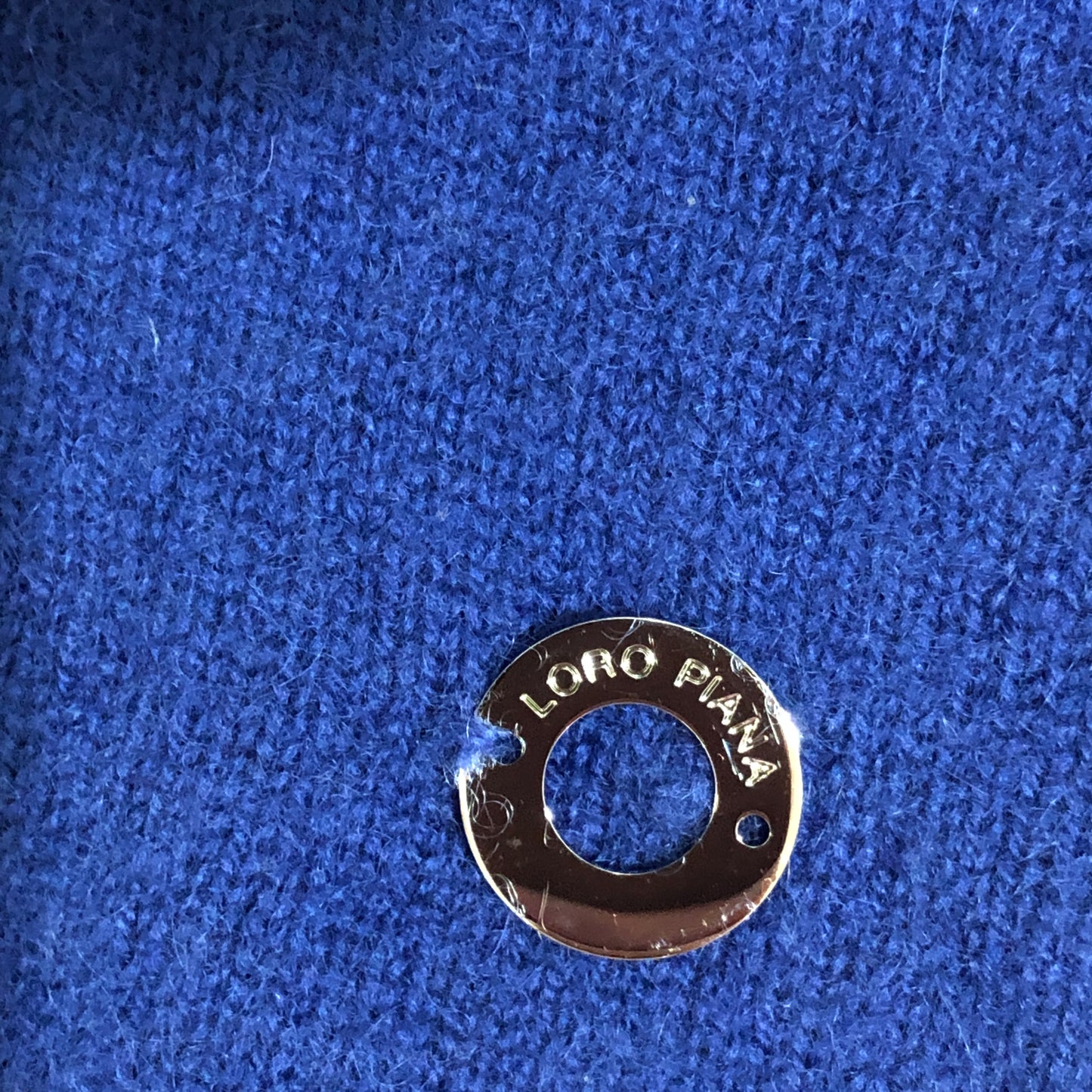 Loro Piana Periwinkle V-Neck Knit Sweater size 42