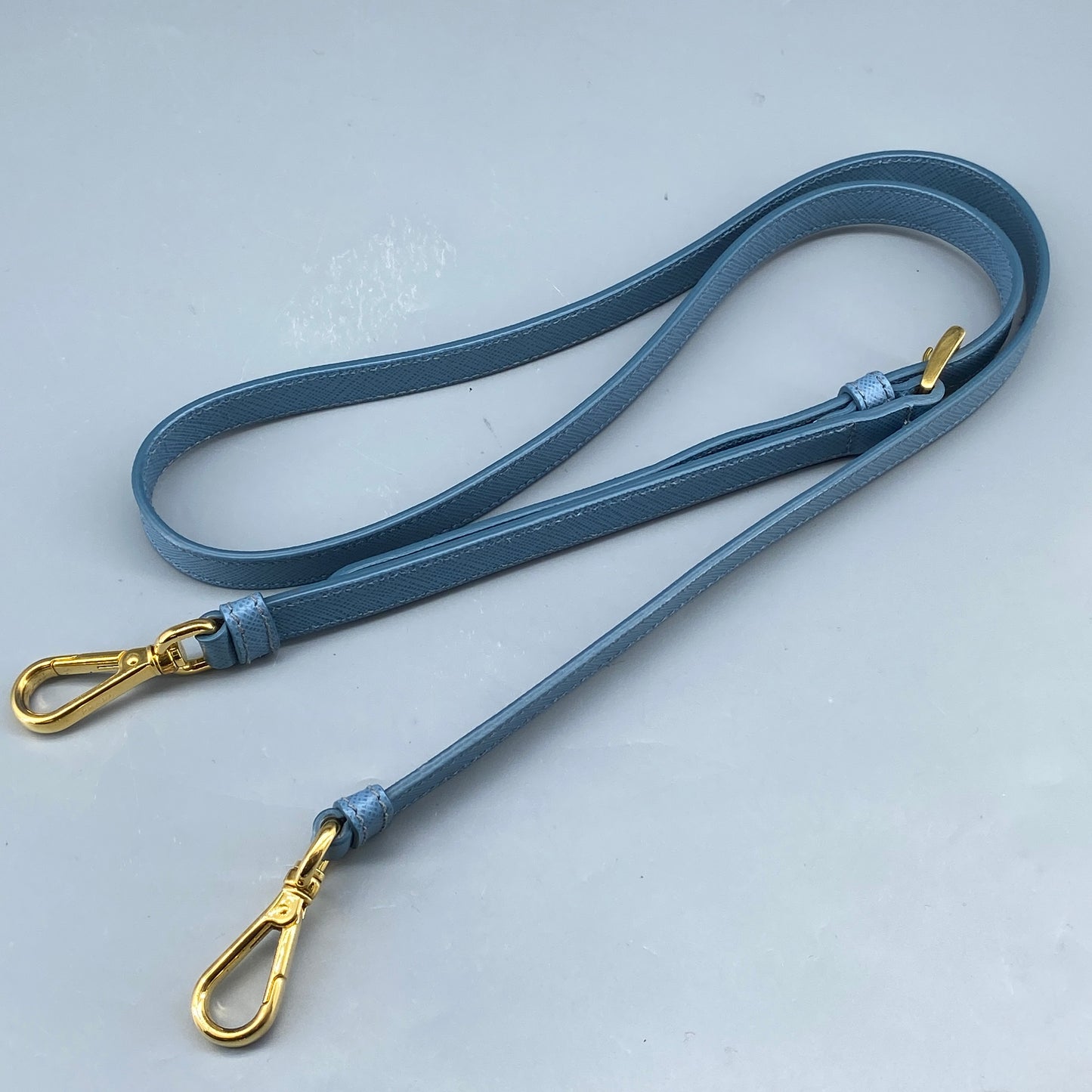 Prada Medium Blue Saffiano Galleria Handbag
