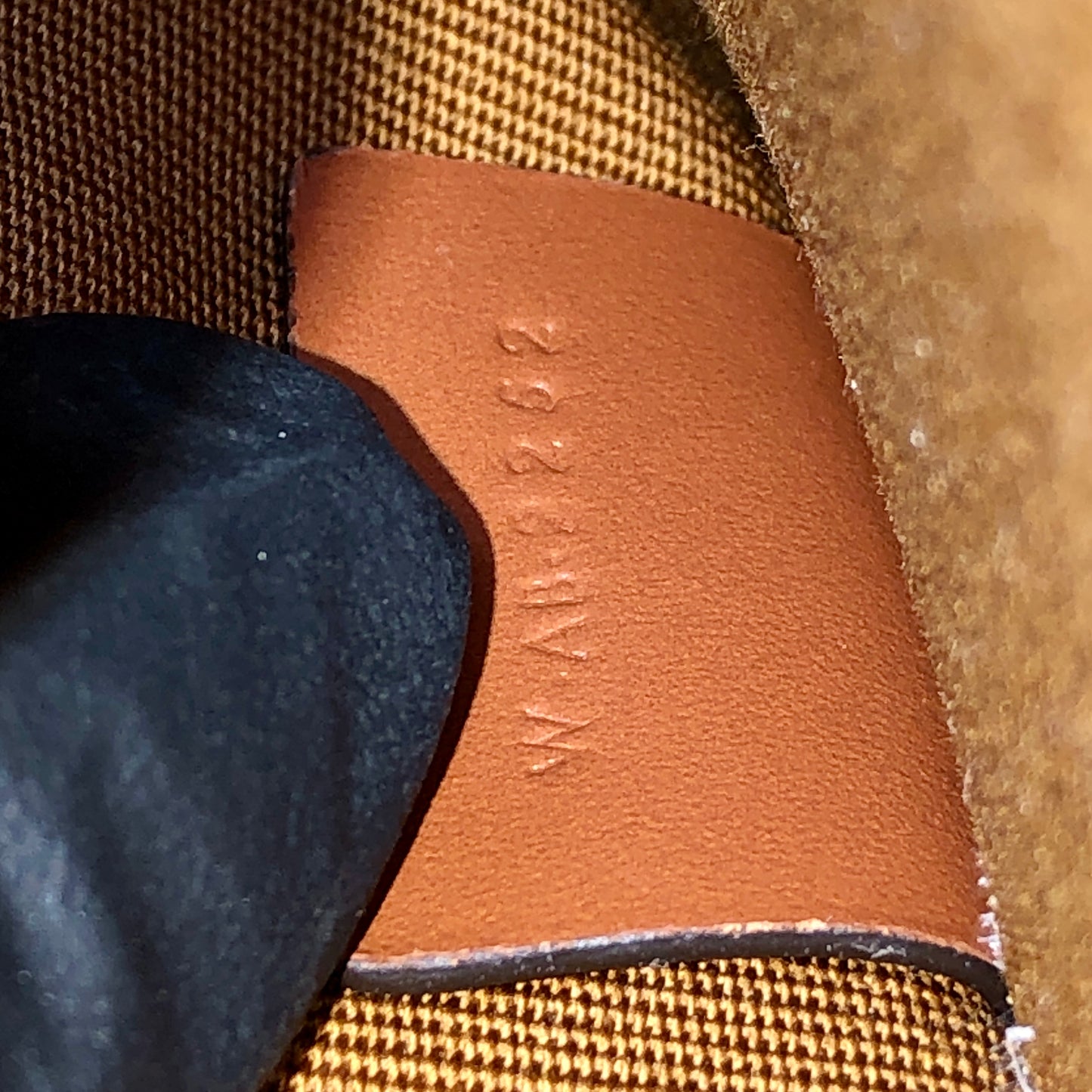 Celine Triomphe Canvas Vanity Case Bag Dark Brown
