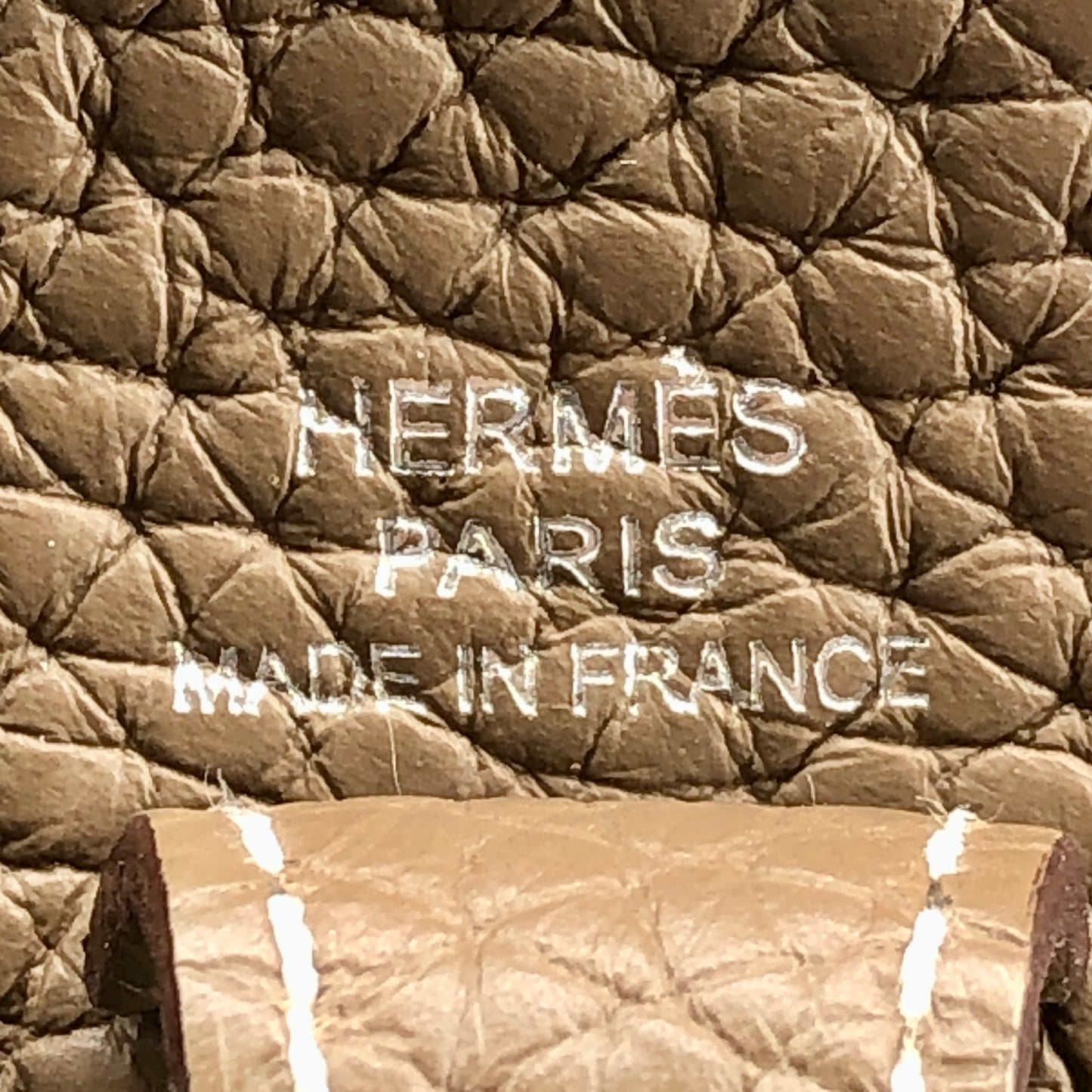 Hermes Mini Evelyne Bag 2021 Etoupe Color