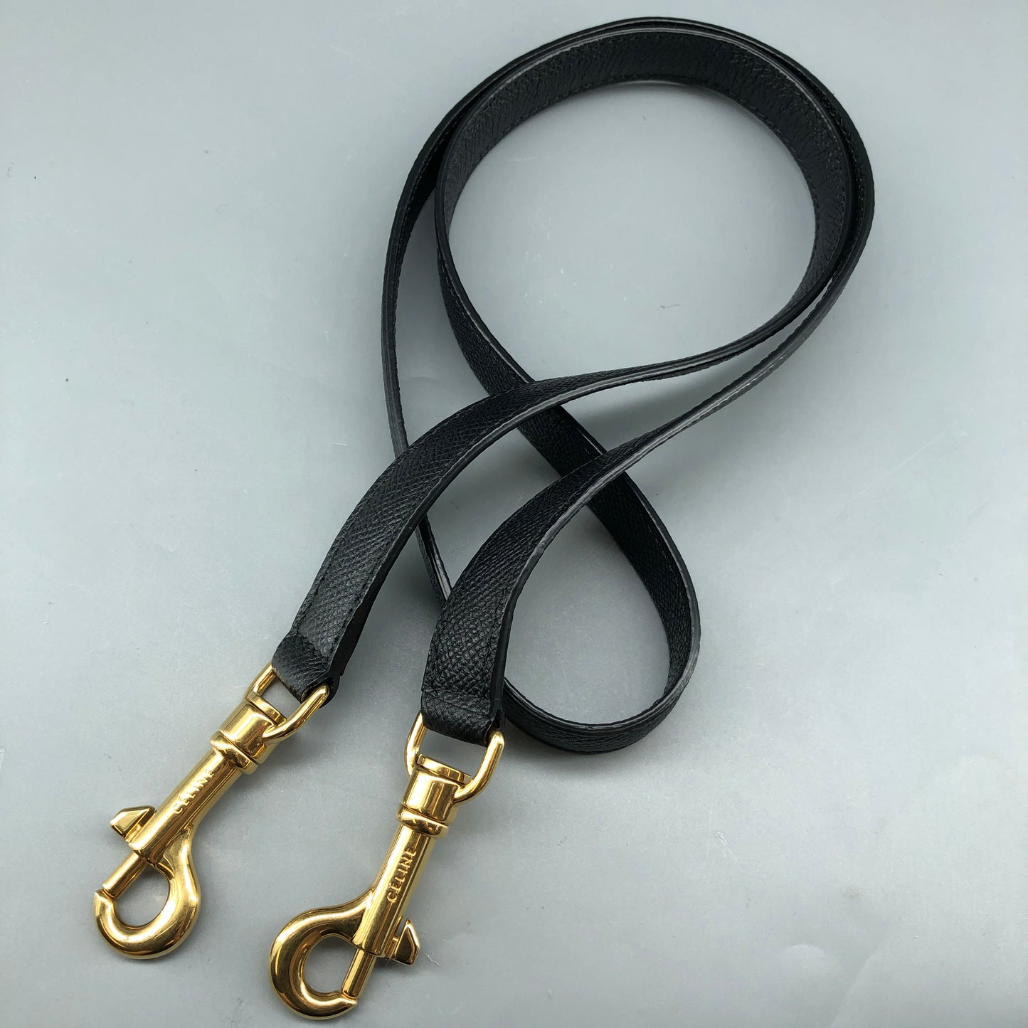 Celine Black Grained Calfskin Belt Bag Small
