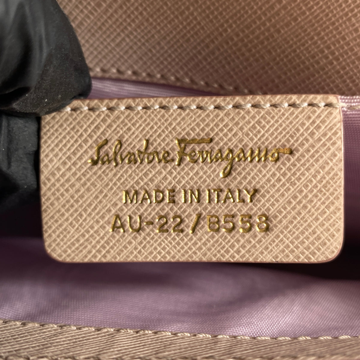 Salvatore Ferragamo Vara Bow Chain Shoulder Bag Blush Pink