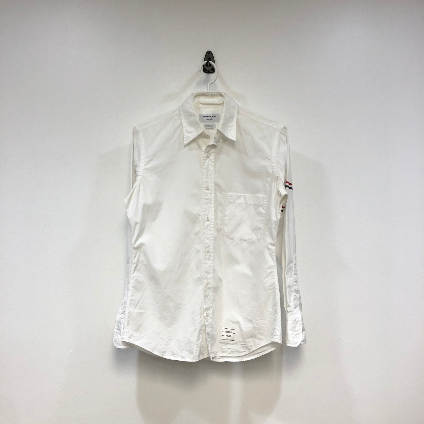 Thom Browne White Sleeveless Button‑Up Shirt Size 1