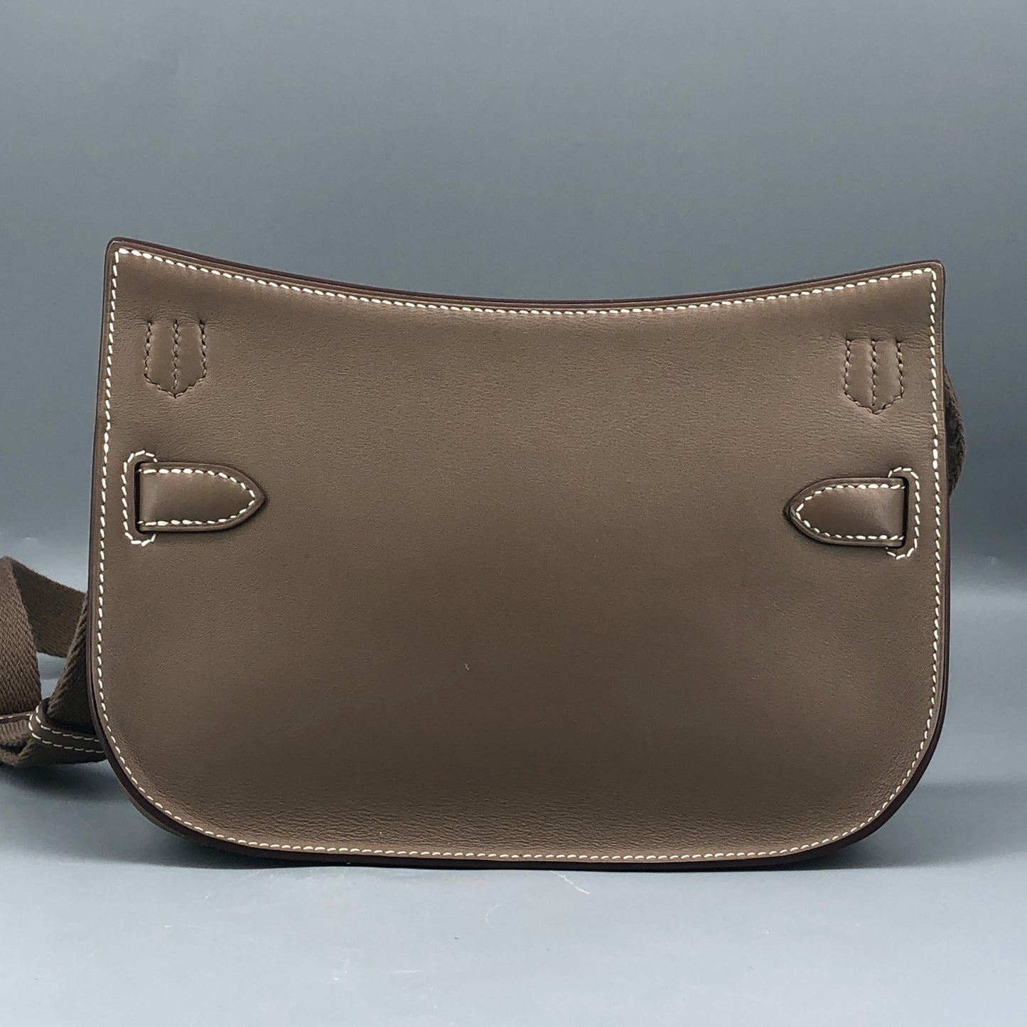 Hermes 2022 Jypsiere Mini Crossbody Bag  Swift Etoupe