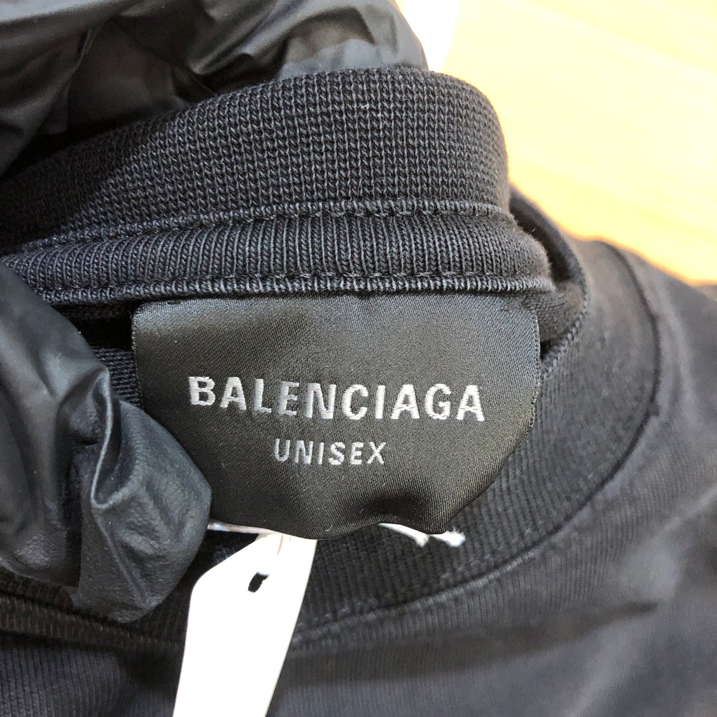 Balenciaga Fire Logo Distressed T-Shirt L Black