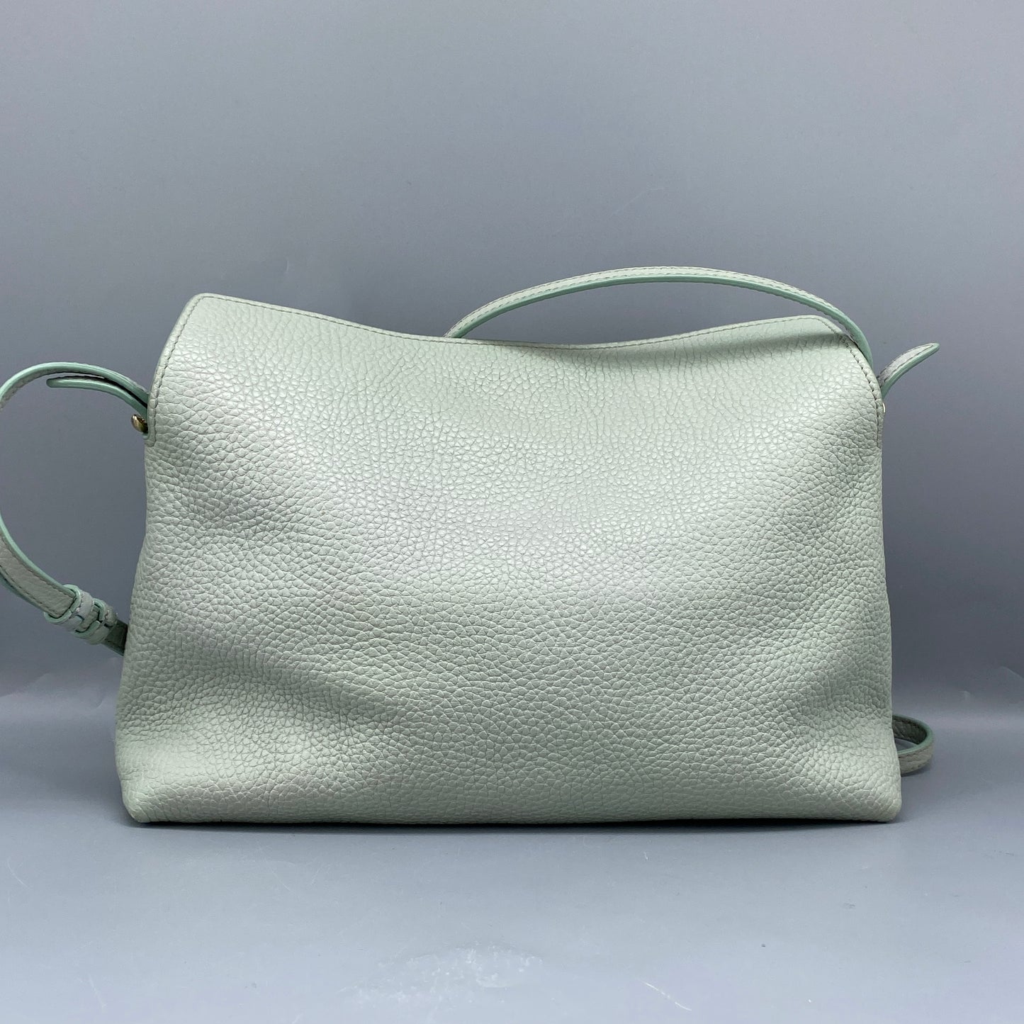 Burberry Mint Green Leather Shoulder Bag