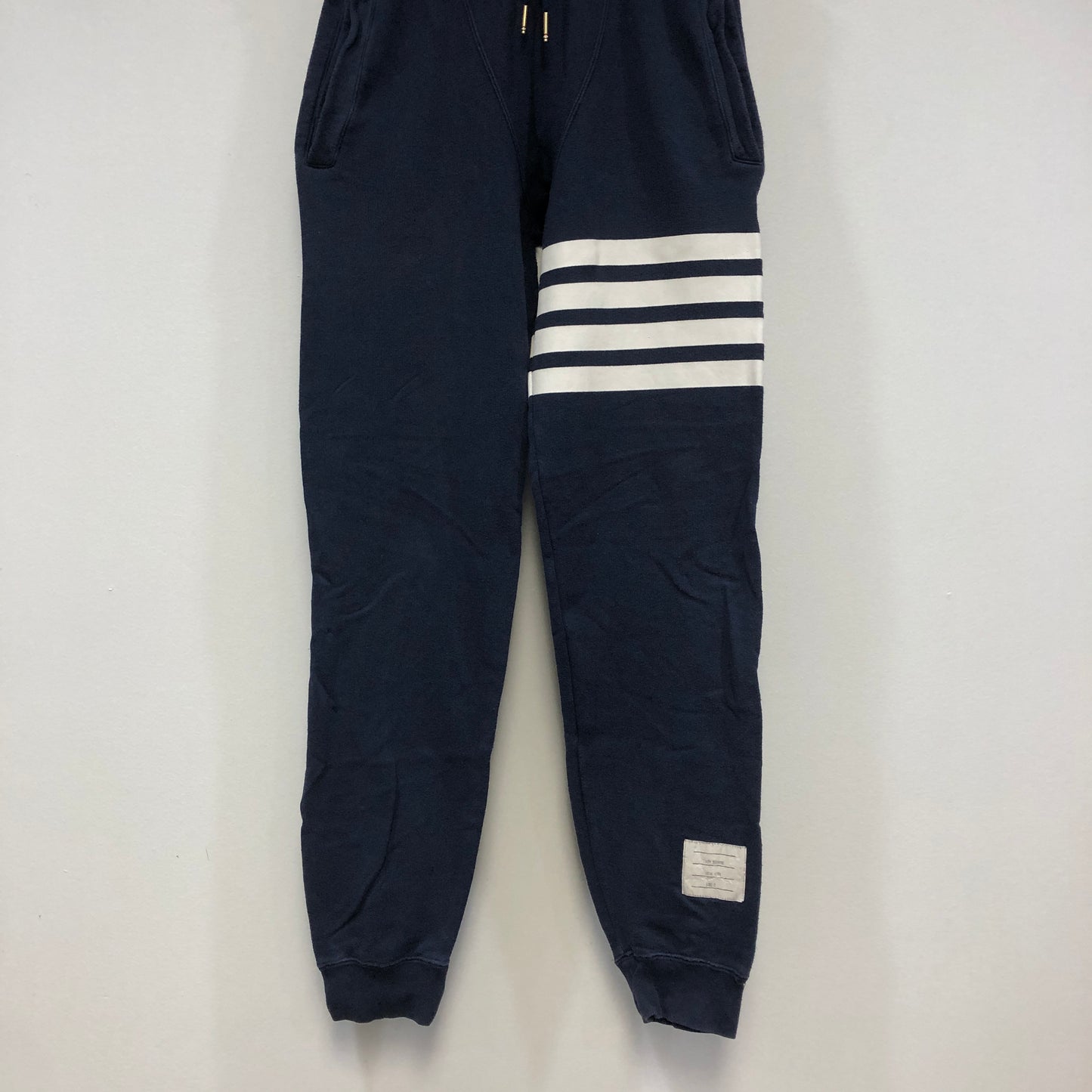 Thom Browne 4-Bar Classic Sweatpants Size 0 Navy Blue