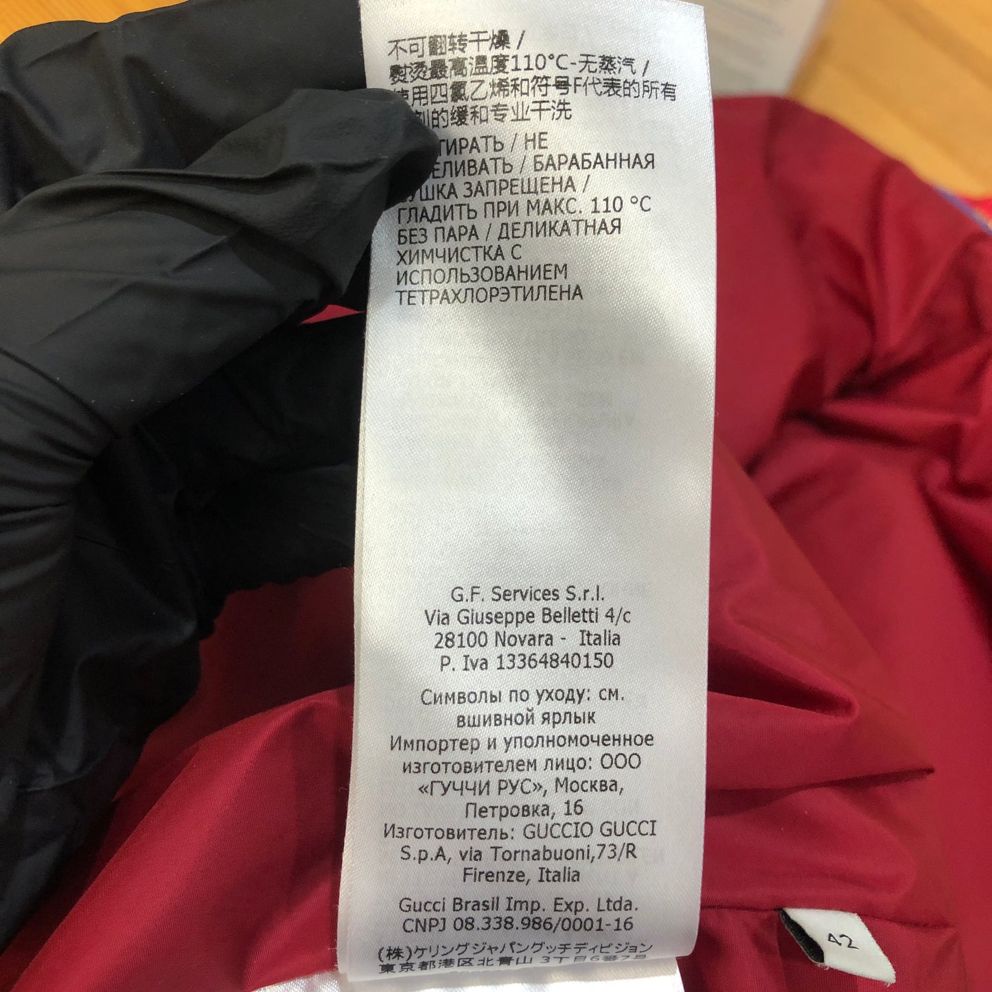 Gucci × Disney Mickey Detachable Sleeve Quilted Puffer Jacket Blue Size 42