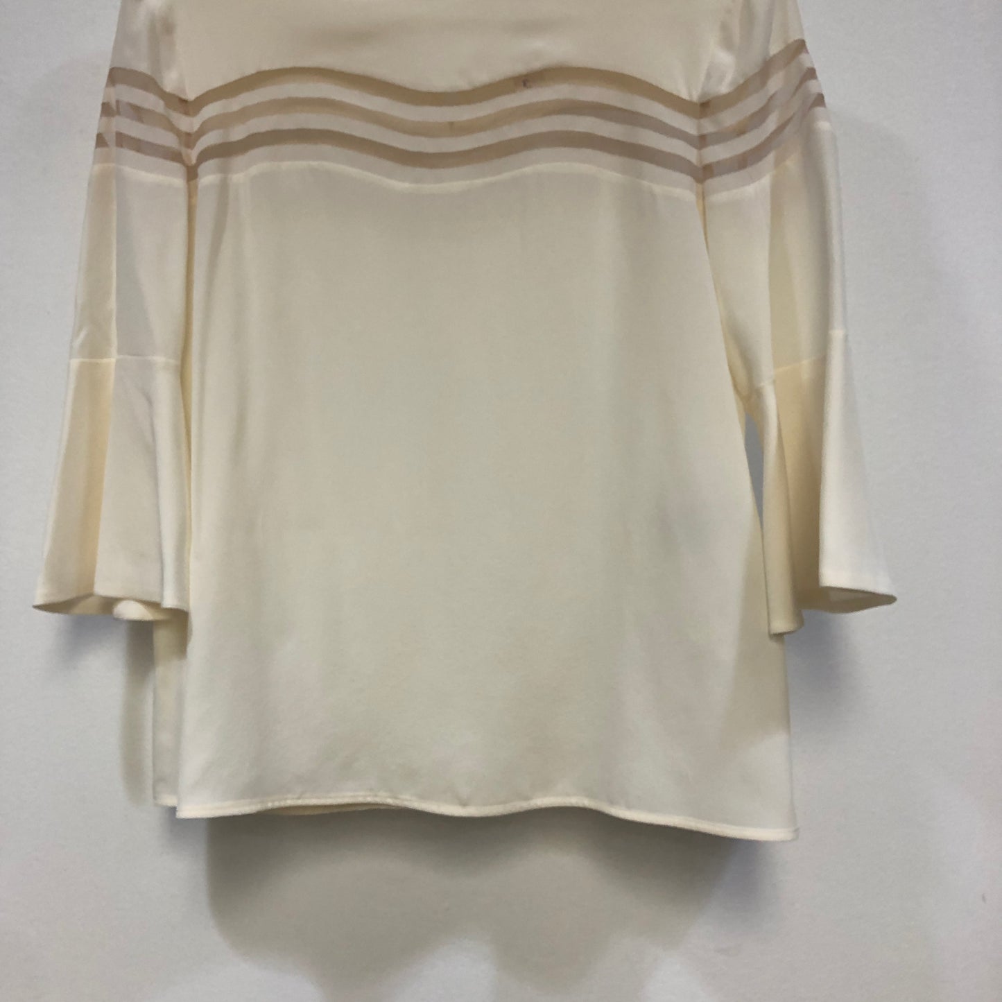 Fendi Cream Silk Blouse Size 36