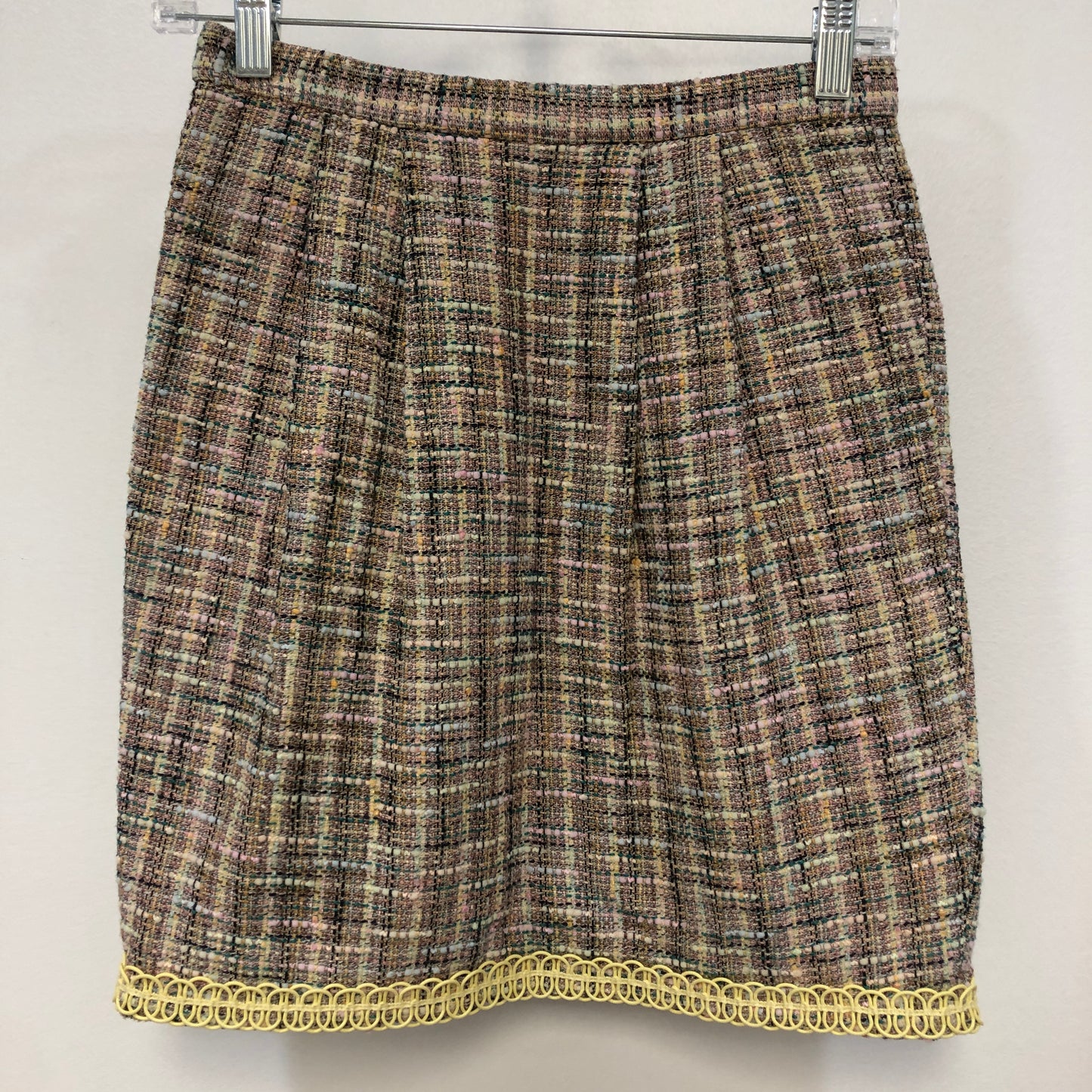 Moschino Multicolor Tweed Mini Skirt Size US 8