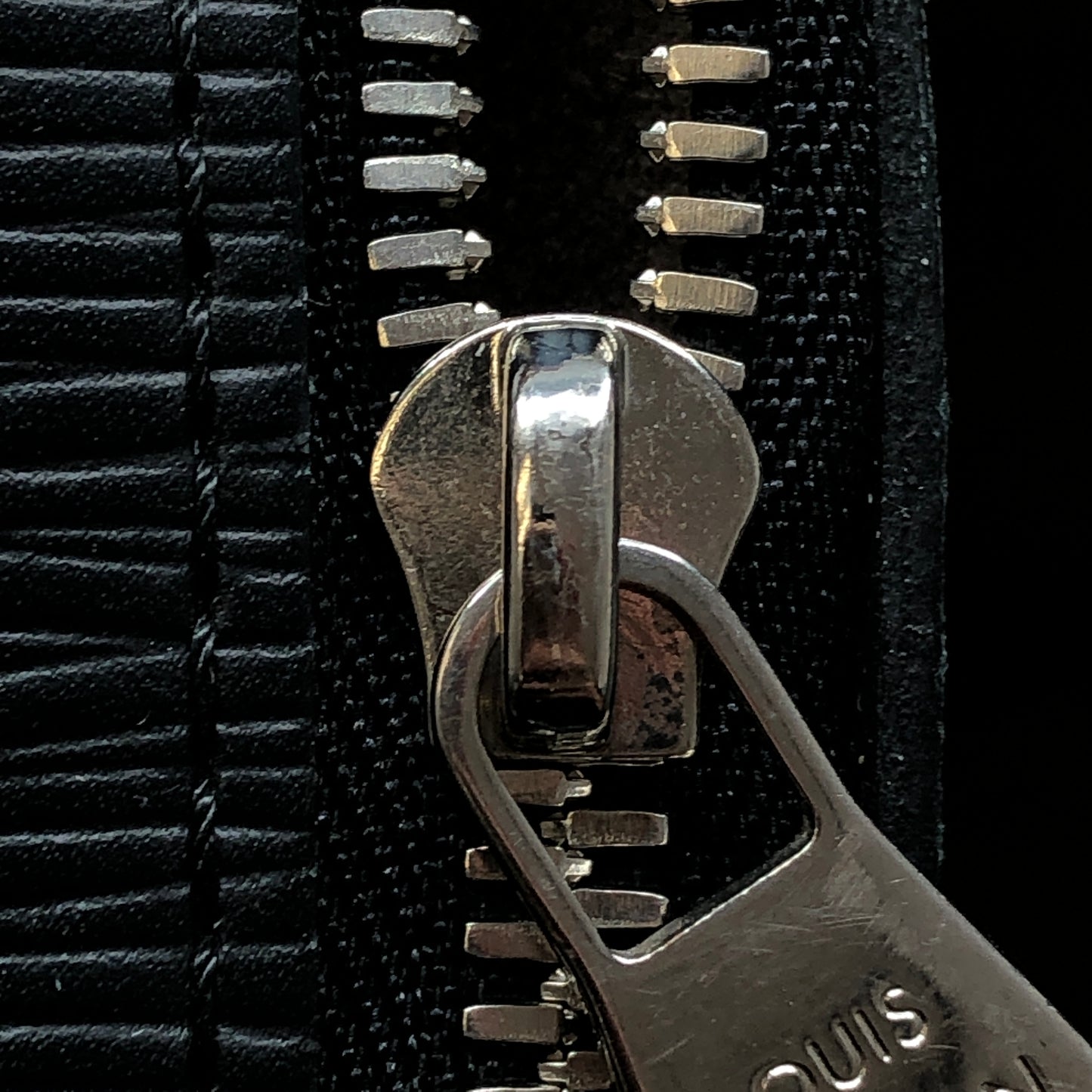 Louis Vuitton Epi Leather Business Briefcase Handbag Black