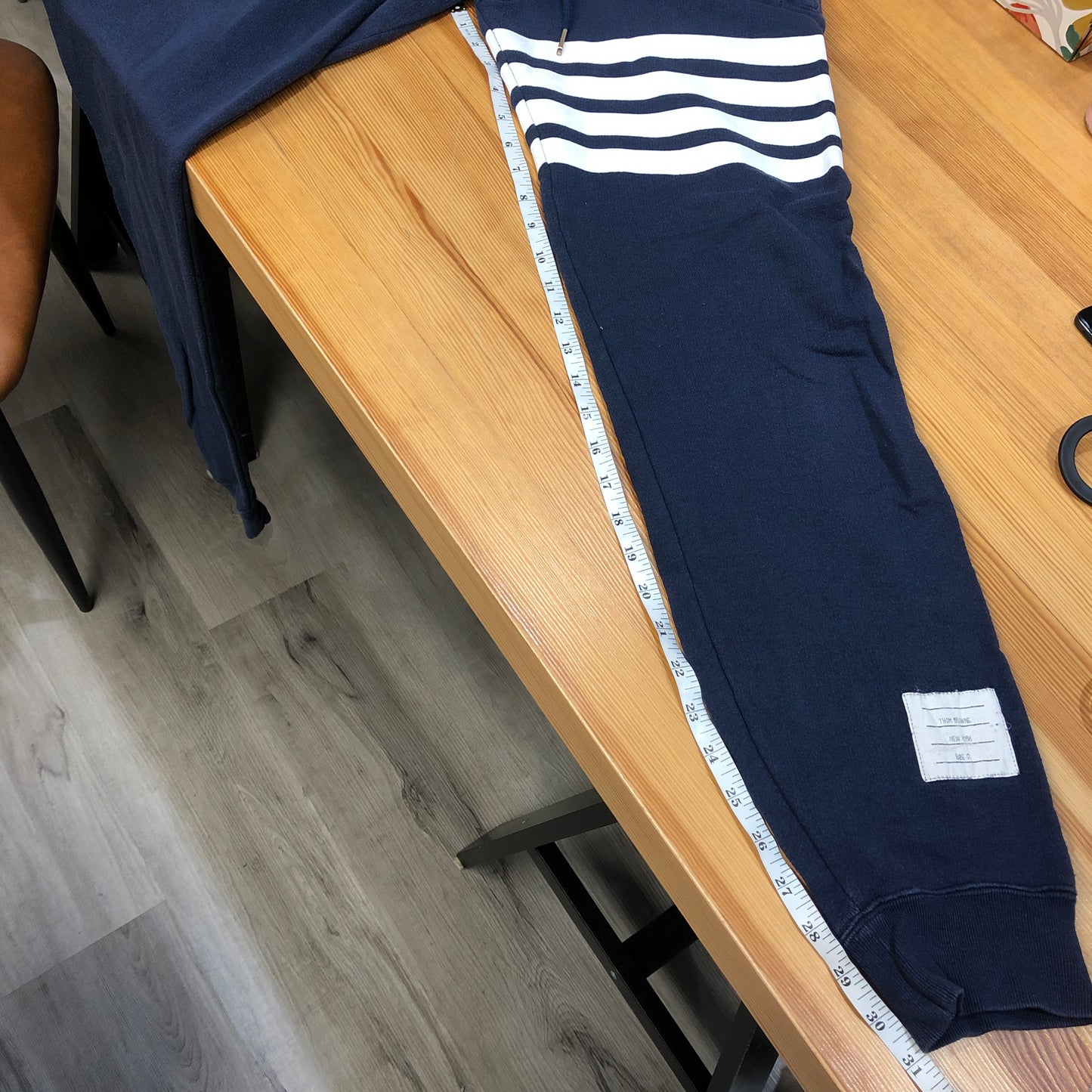 Thom Browne 4-Bar Classic Sweatpants Size 0 Navy Blue