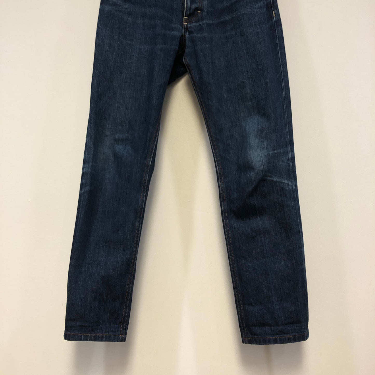 Ami Paris Blue Straight-Leg Denim Jeans Size 29