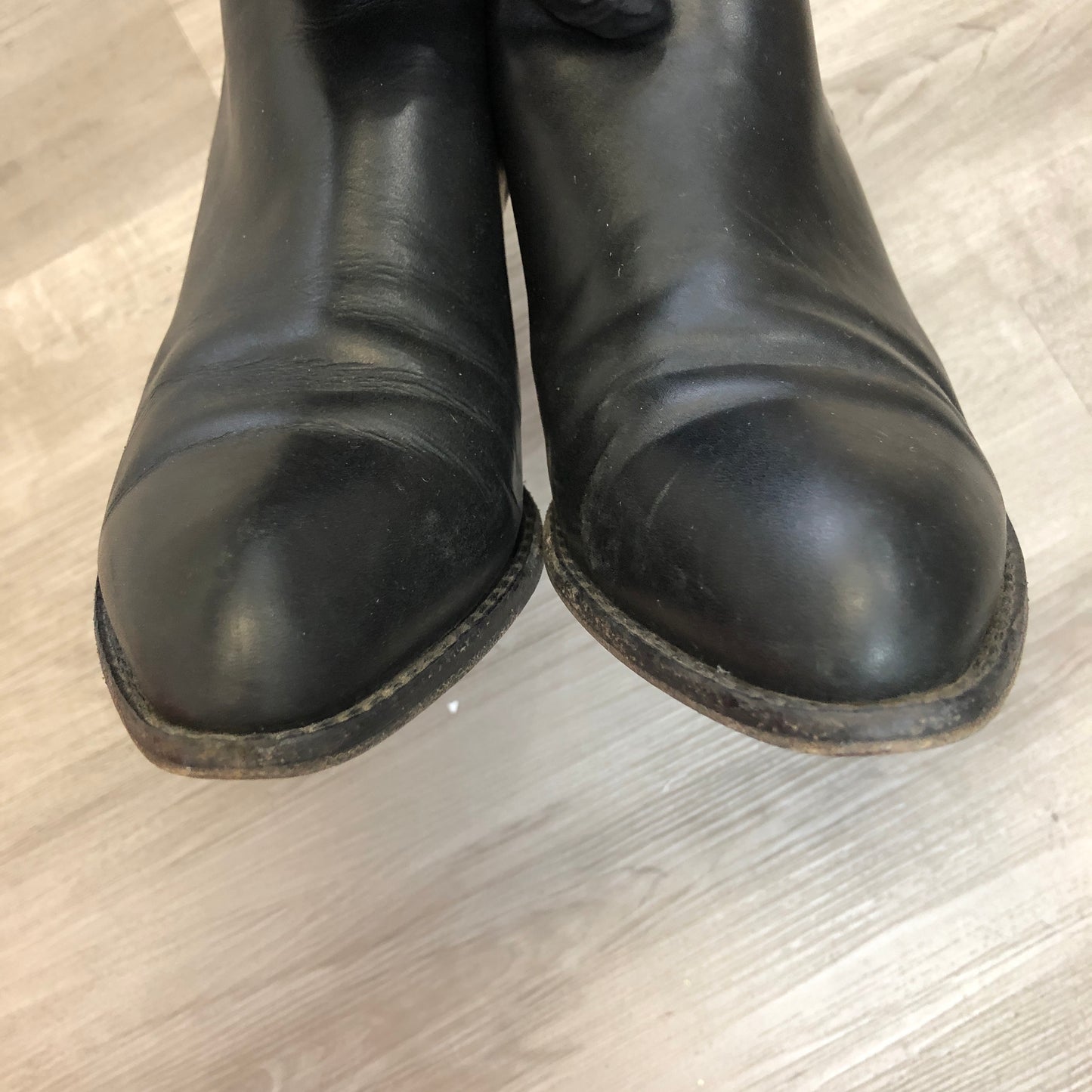 Alexander Wang Women's Black Leather Ankle Boots Size 36