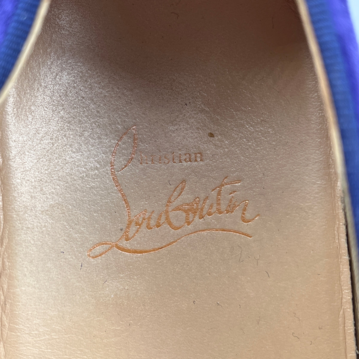 Christian Louboutin Purple Women Slip-on Sneaker Shoes Size 40
