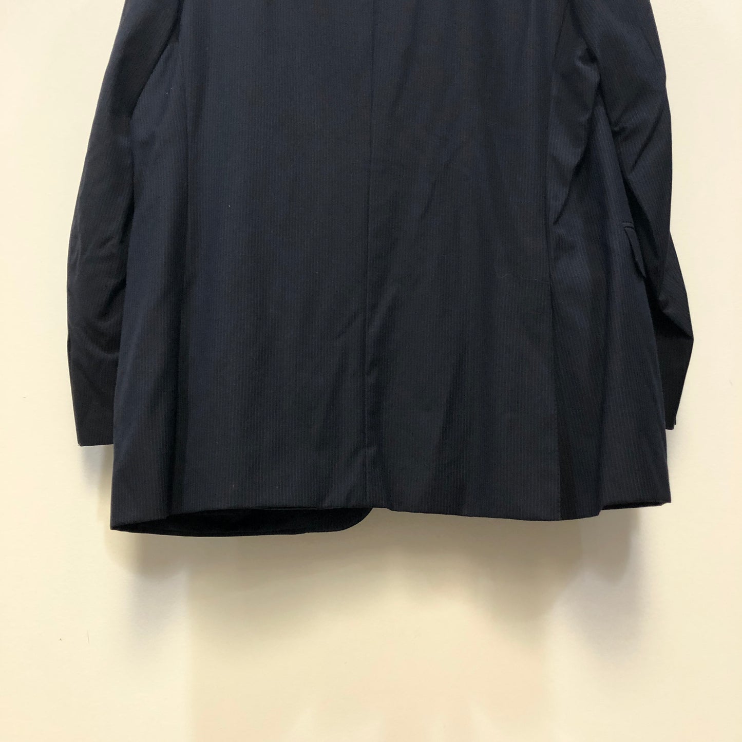 Lanvin Navy Blue Super 150s Wool Blazer US Size 6