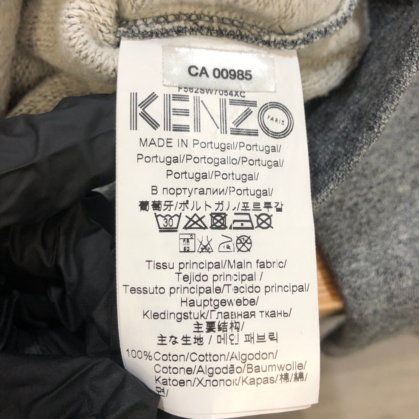 Kenzo Tiger Logo Sweatshirt Size S Grey