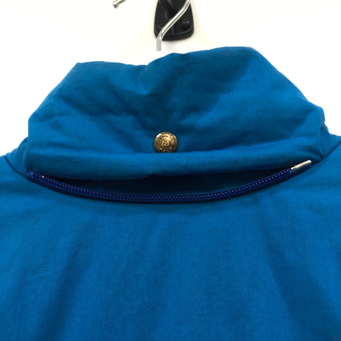 Gucci × Disney Mickey Detachable Sleeve Quilted Puffer Jacket Blue Size 42