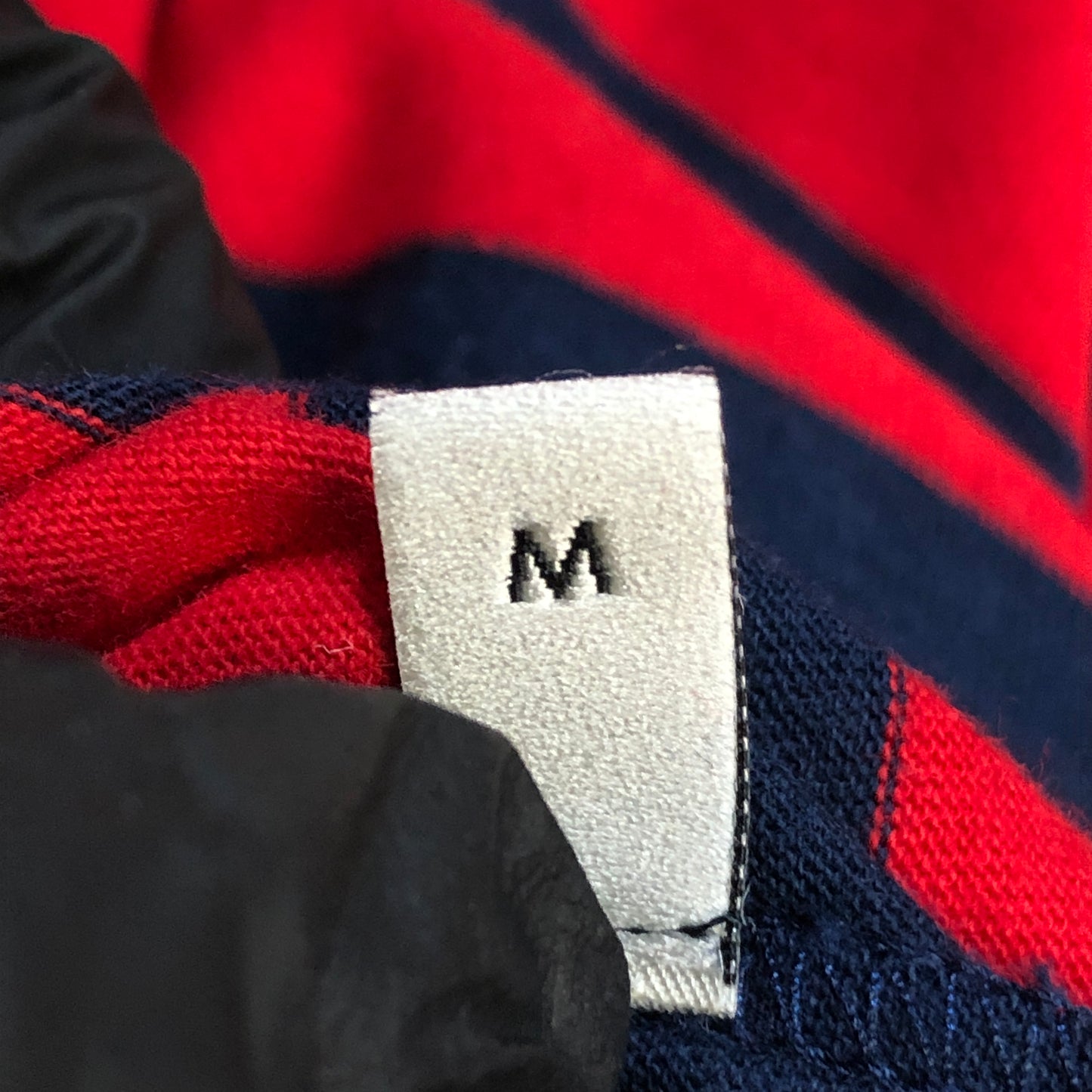 Gucci Navy Blue & Red Striped Short Sleeve T-shirt Size M
