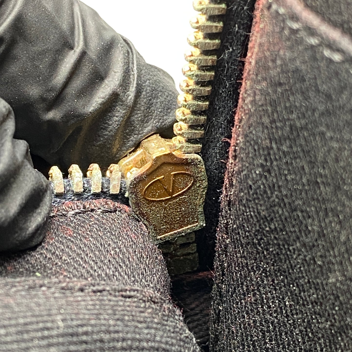 Valentino Navy Leather Backpack