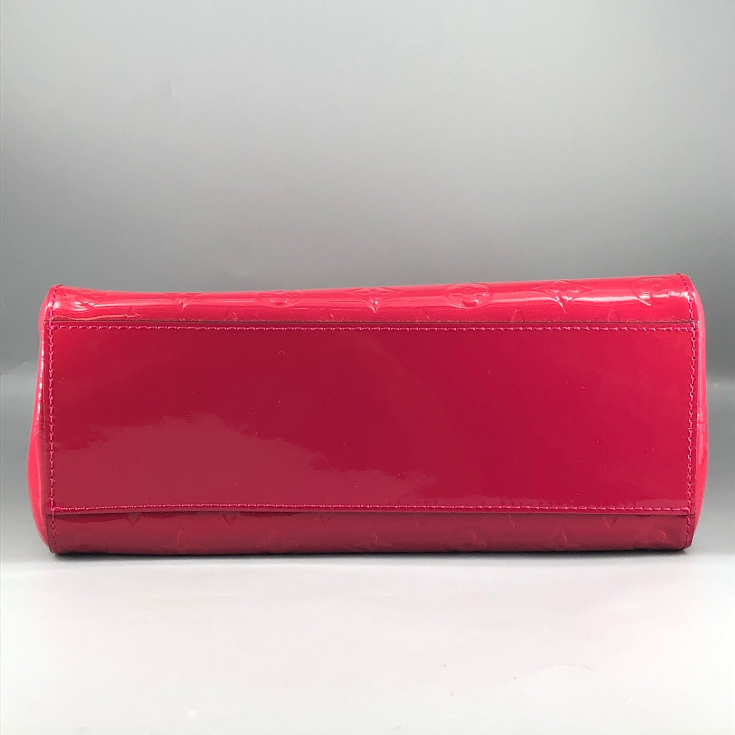 Louis Vuitton Vernis MM Vertical Tote Bag Hot Pink Monogram Patent Leather