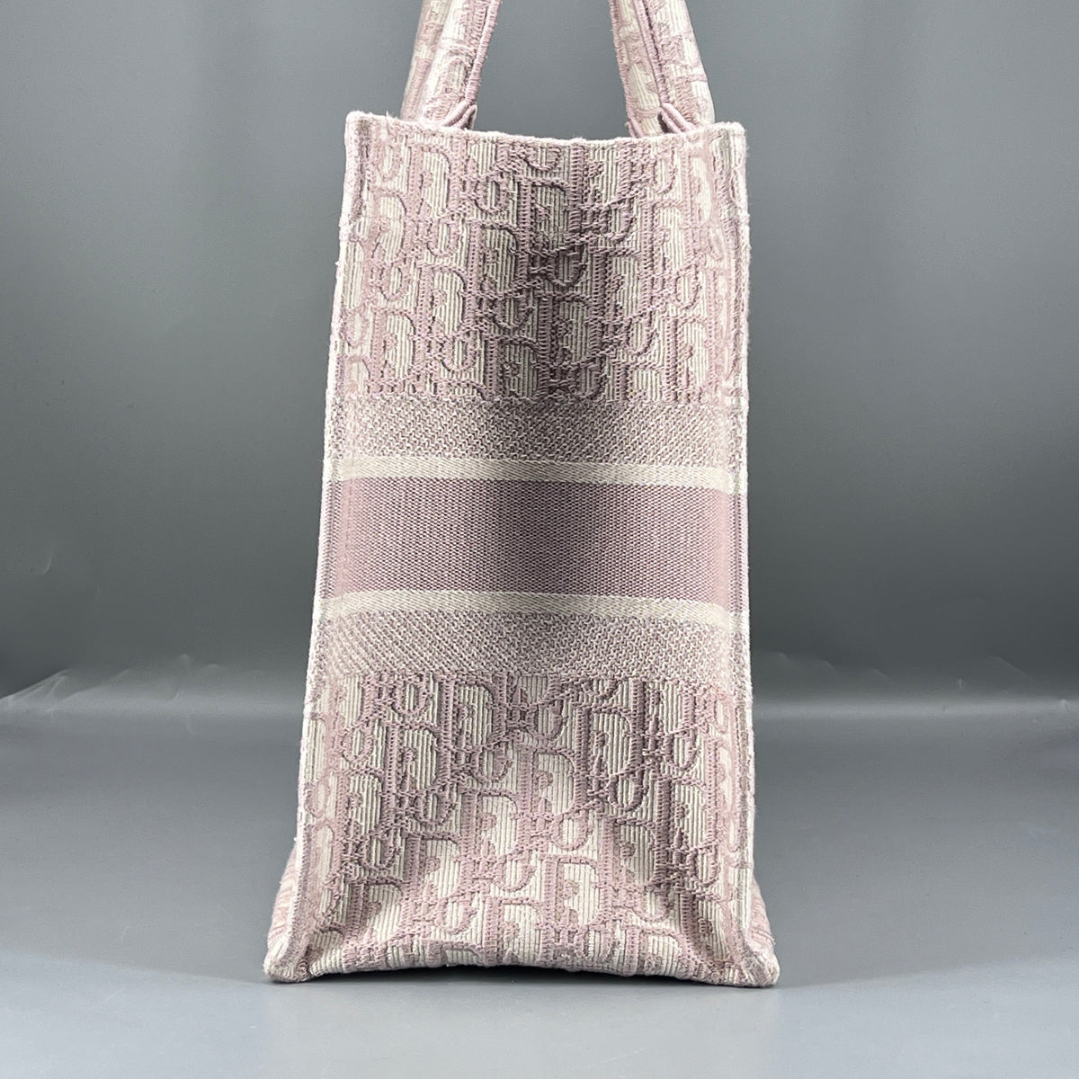Christian Dior Oblique Medium Book Tote Rose Des Vents