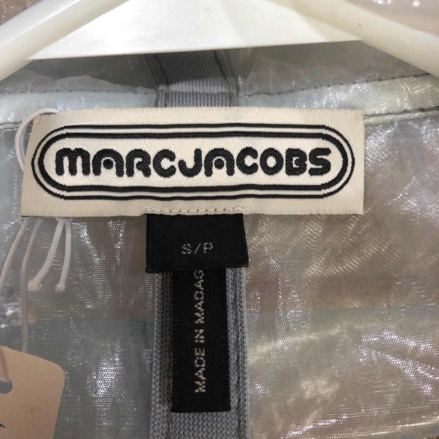 Marc Jacobs Transparent Hooded Jacket Size S