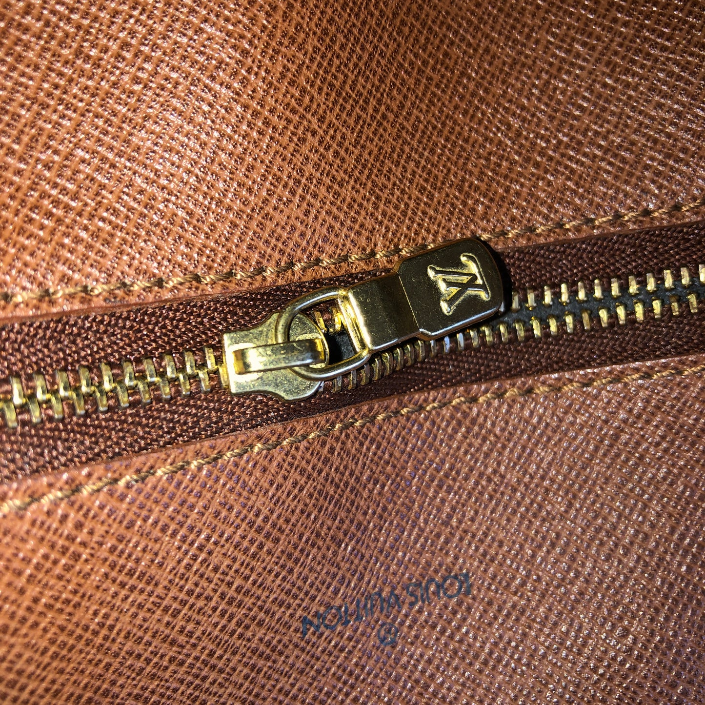 Louis Vuitton Vintage Monogram Chantilly Crossbody Bag Brown
