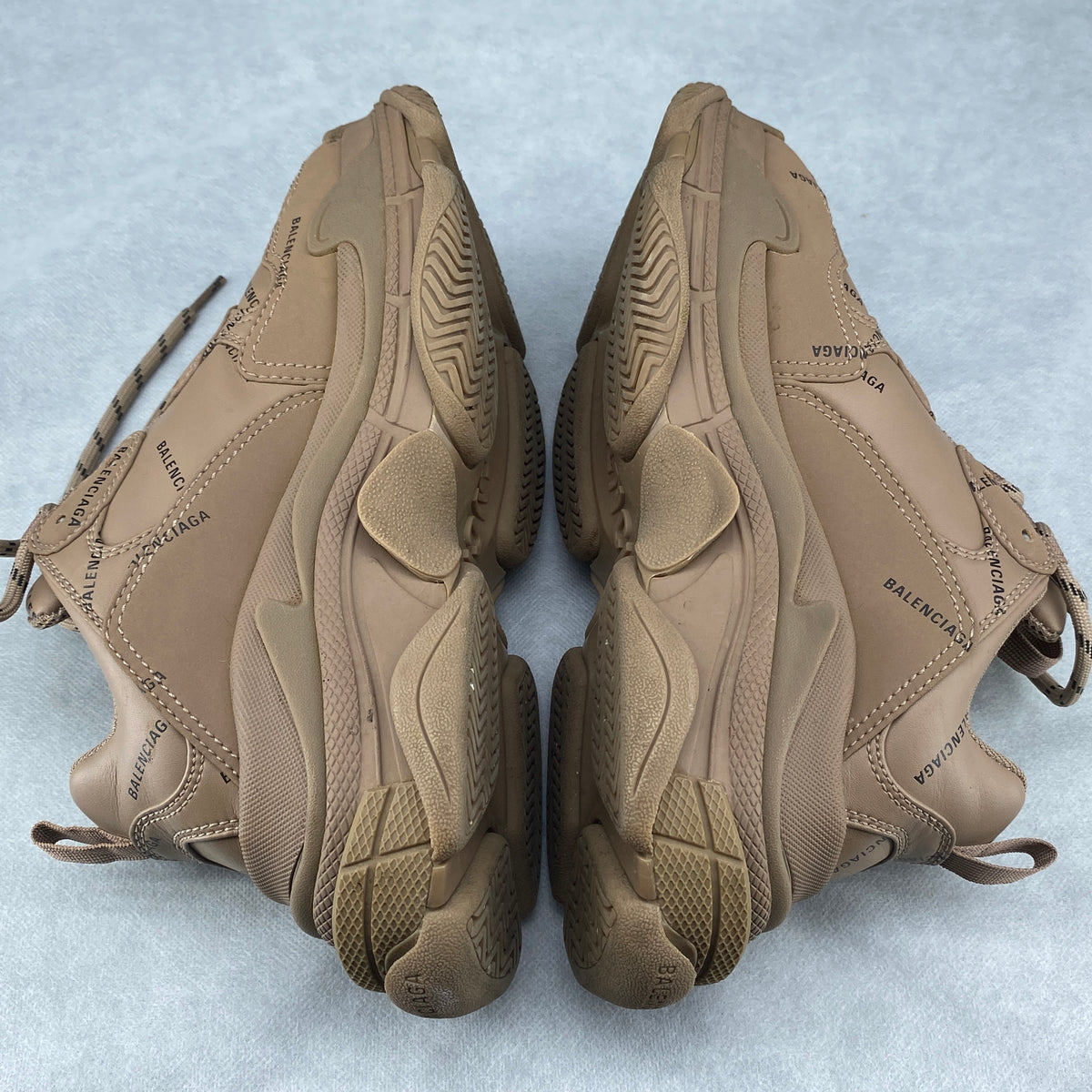 Balenciaga Brown Triple S Sneakers Size 37