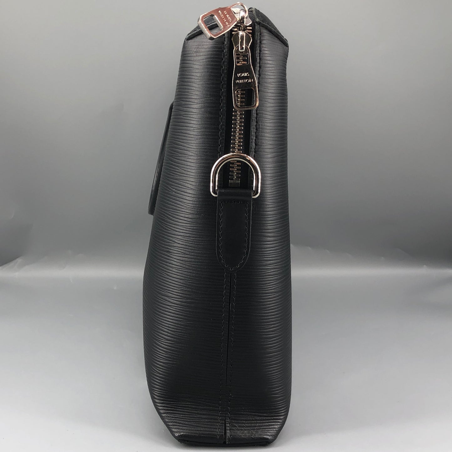Louis Vuitton Epi Leather Business Briefcase Handbag Black