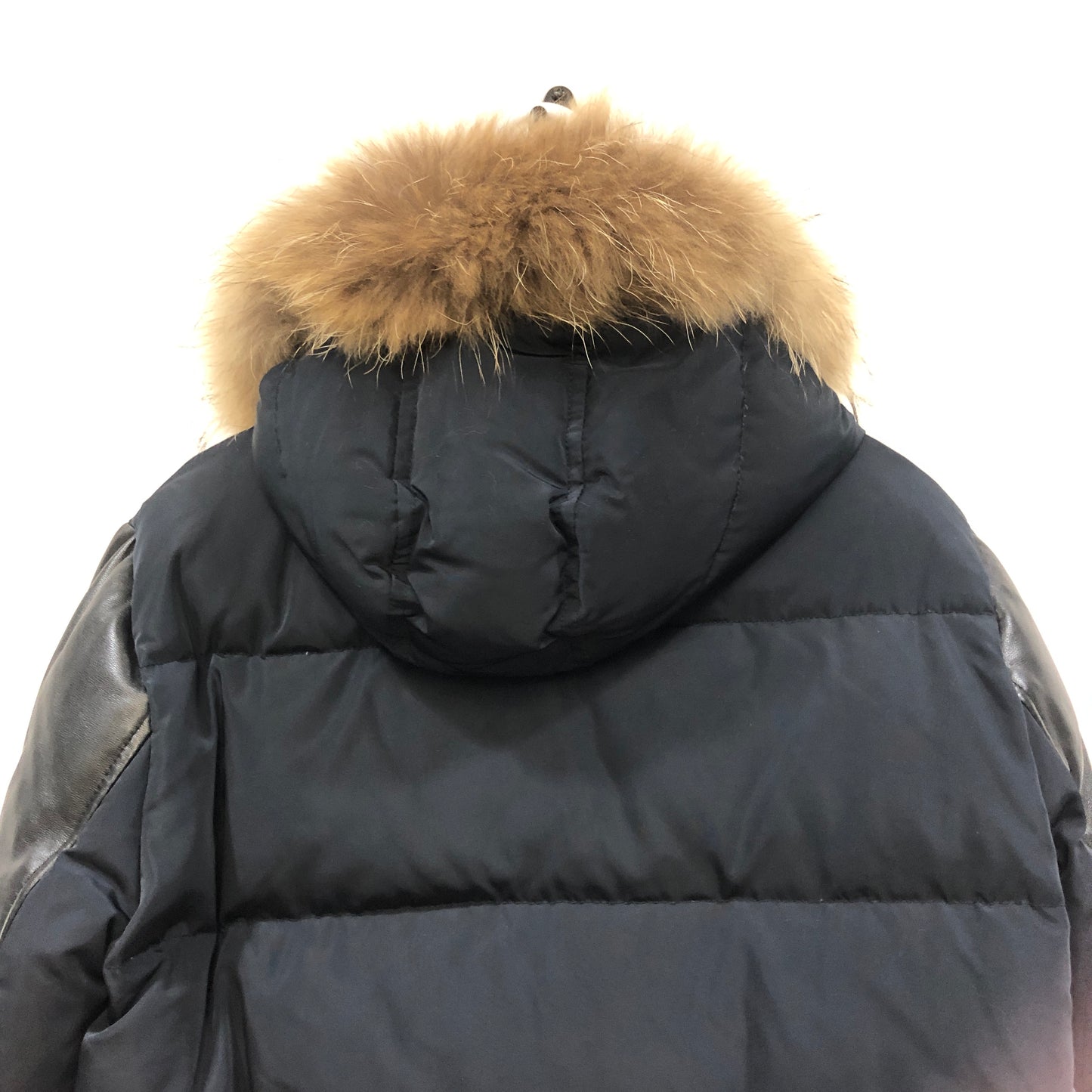 Rudsak Fur-Trimmed Down Jacket Size M Black