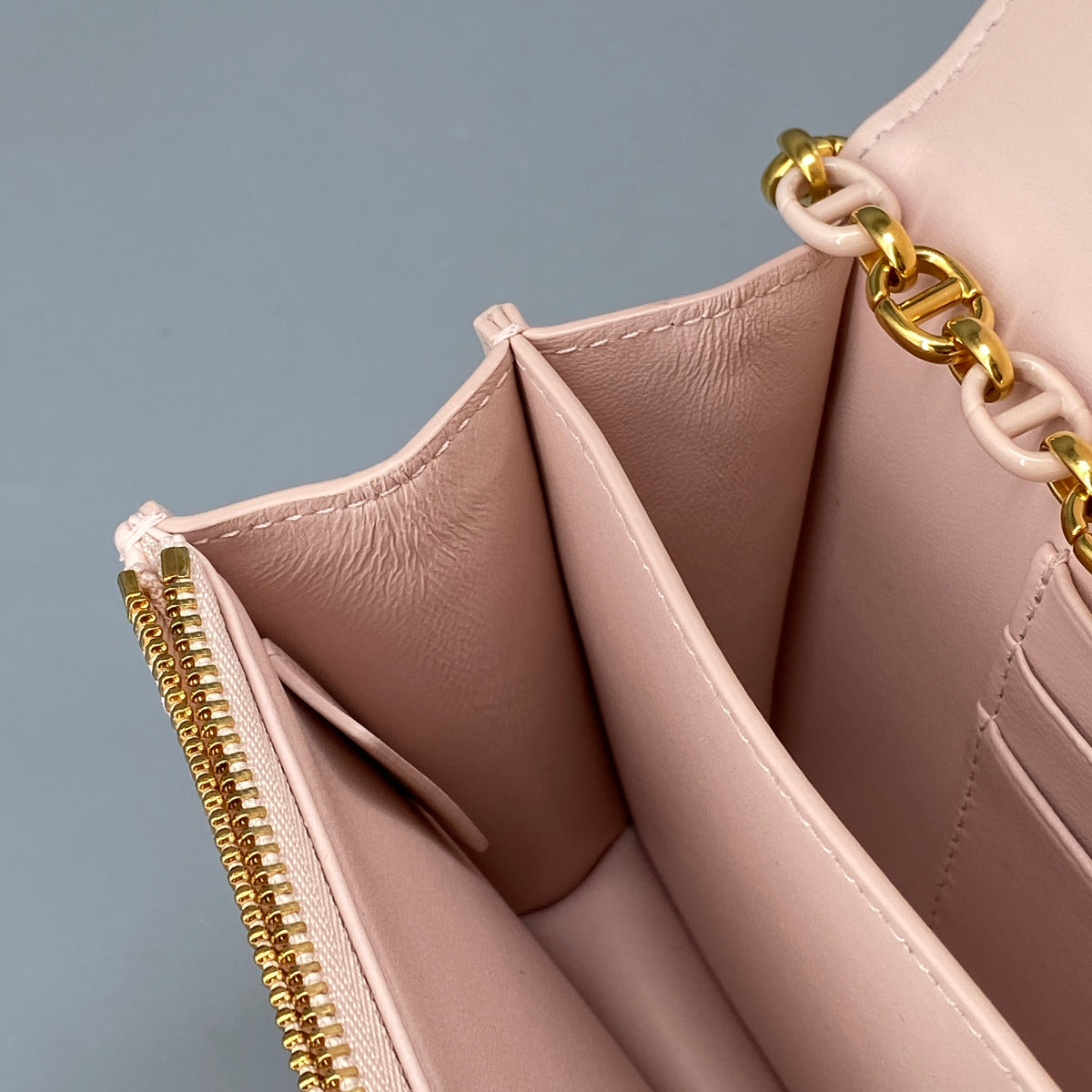 Christian Dior Miss Caro Mini Bag Powder Pink Lambskin