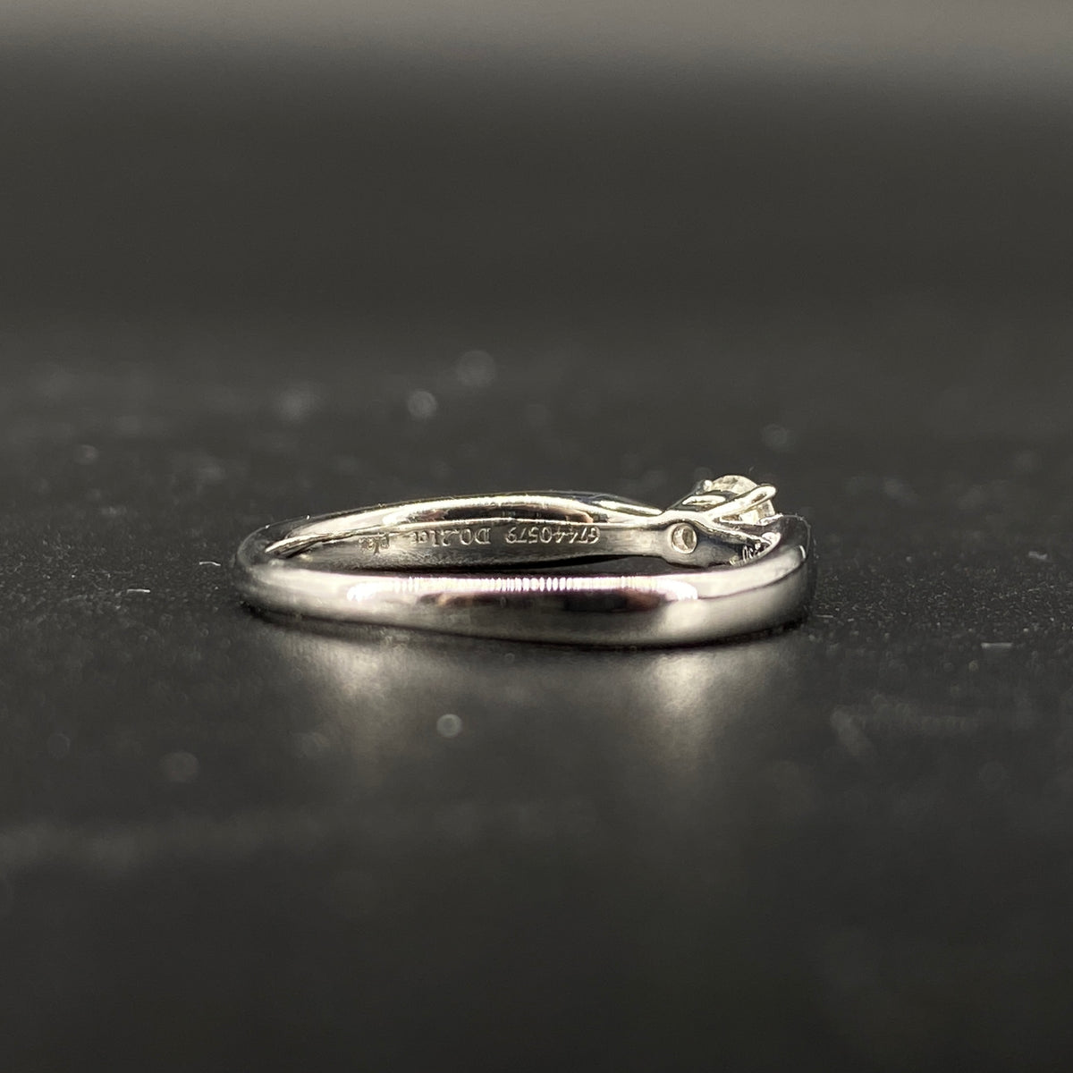 Tiffany & Co Pt950 Diamond Ring 51mm 0.21 Carat