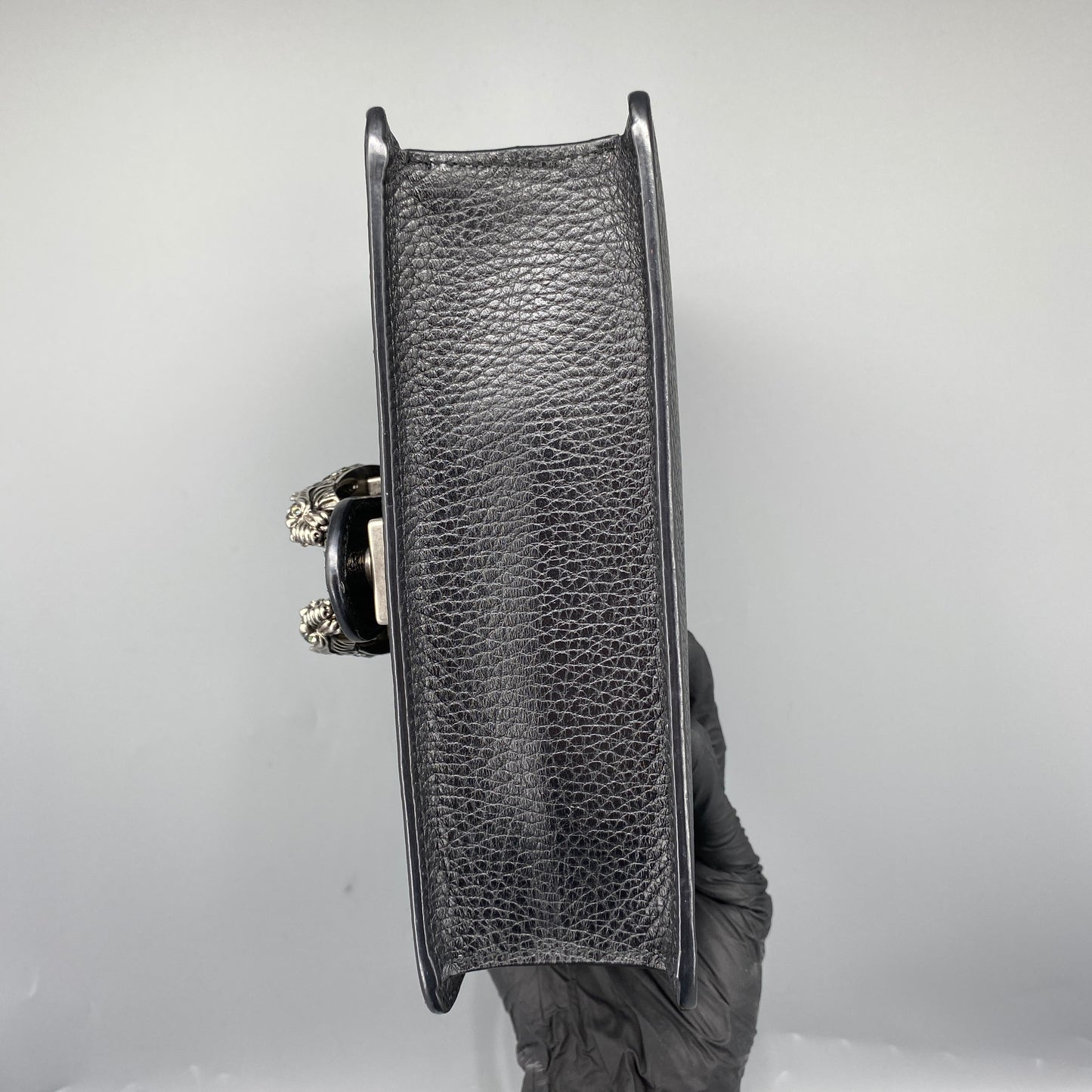 Gucci Mini Dionysus Black Leather Shoulder Bag