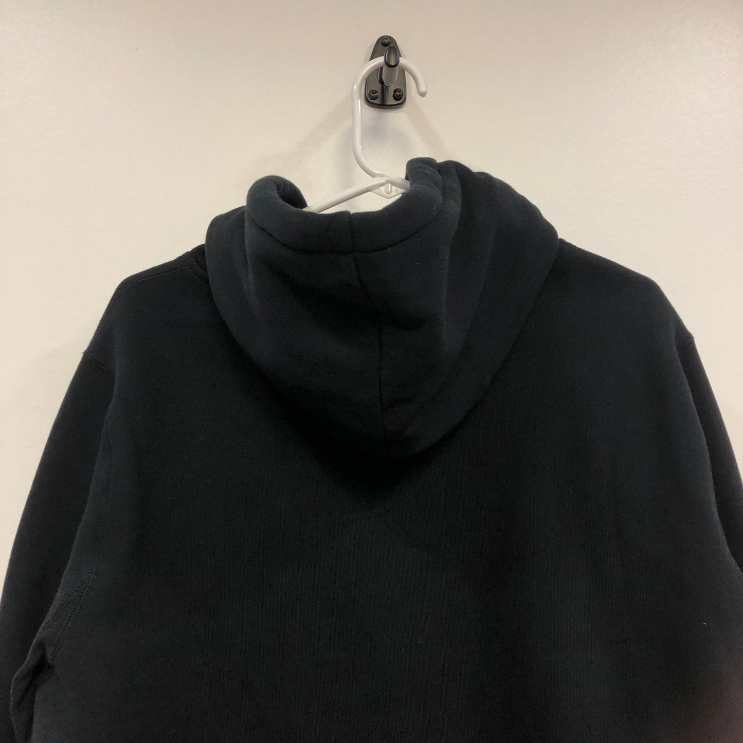 Burberry Embroidered Logo Hoodie Size L Black